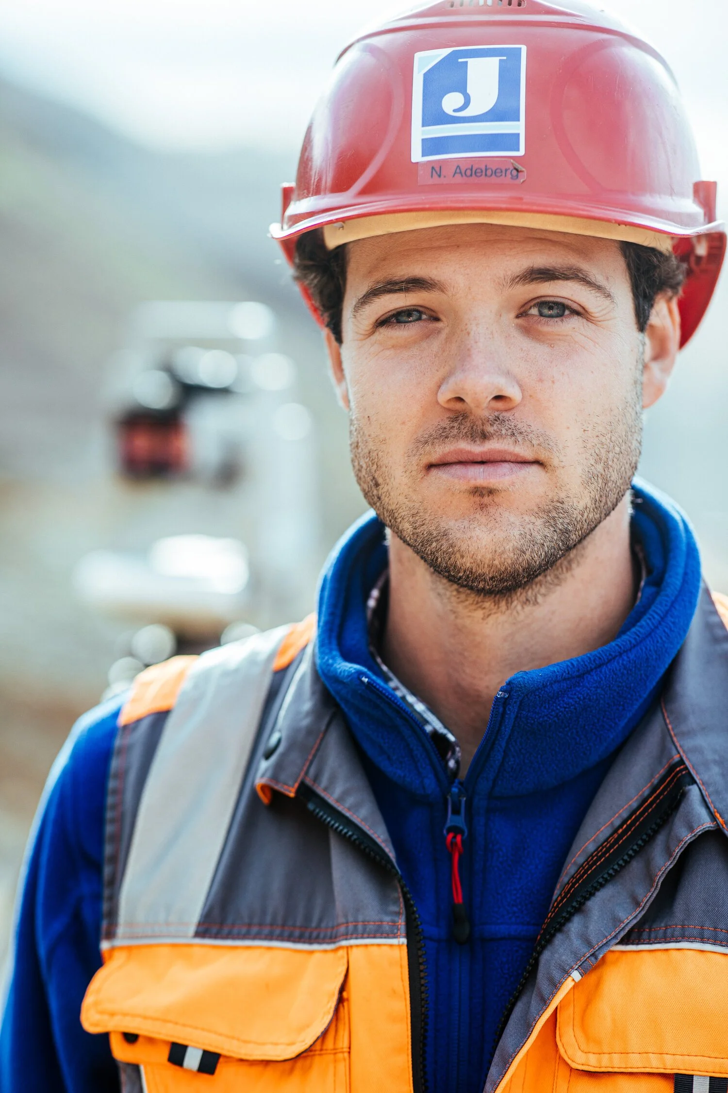 On-Location-Porträts im Outdoor-Industriekontext für Firma JUCHEM