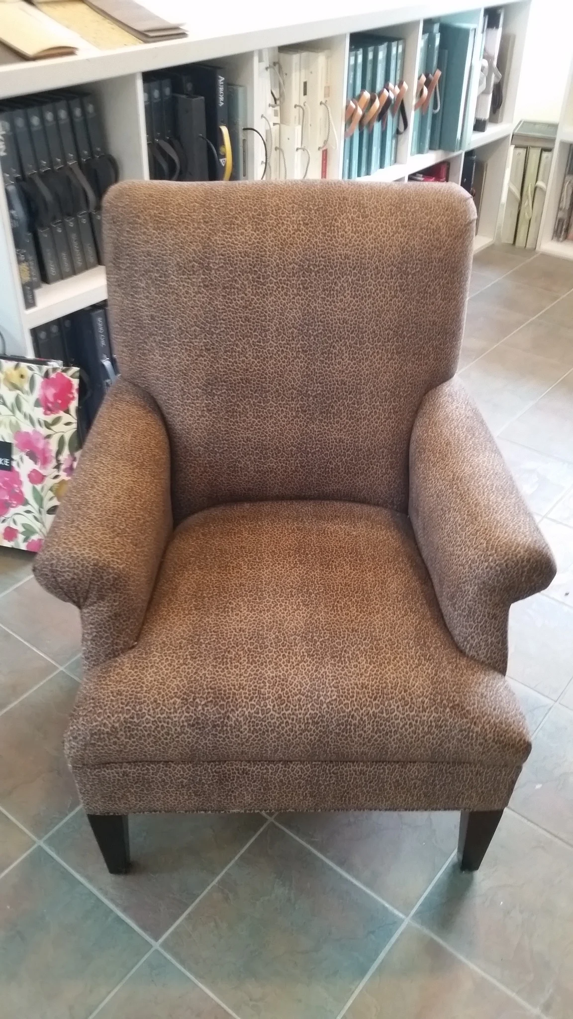 Kravet Leopard Print Chair