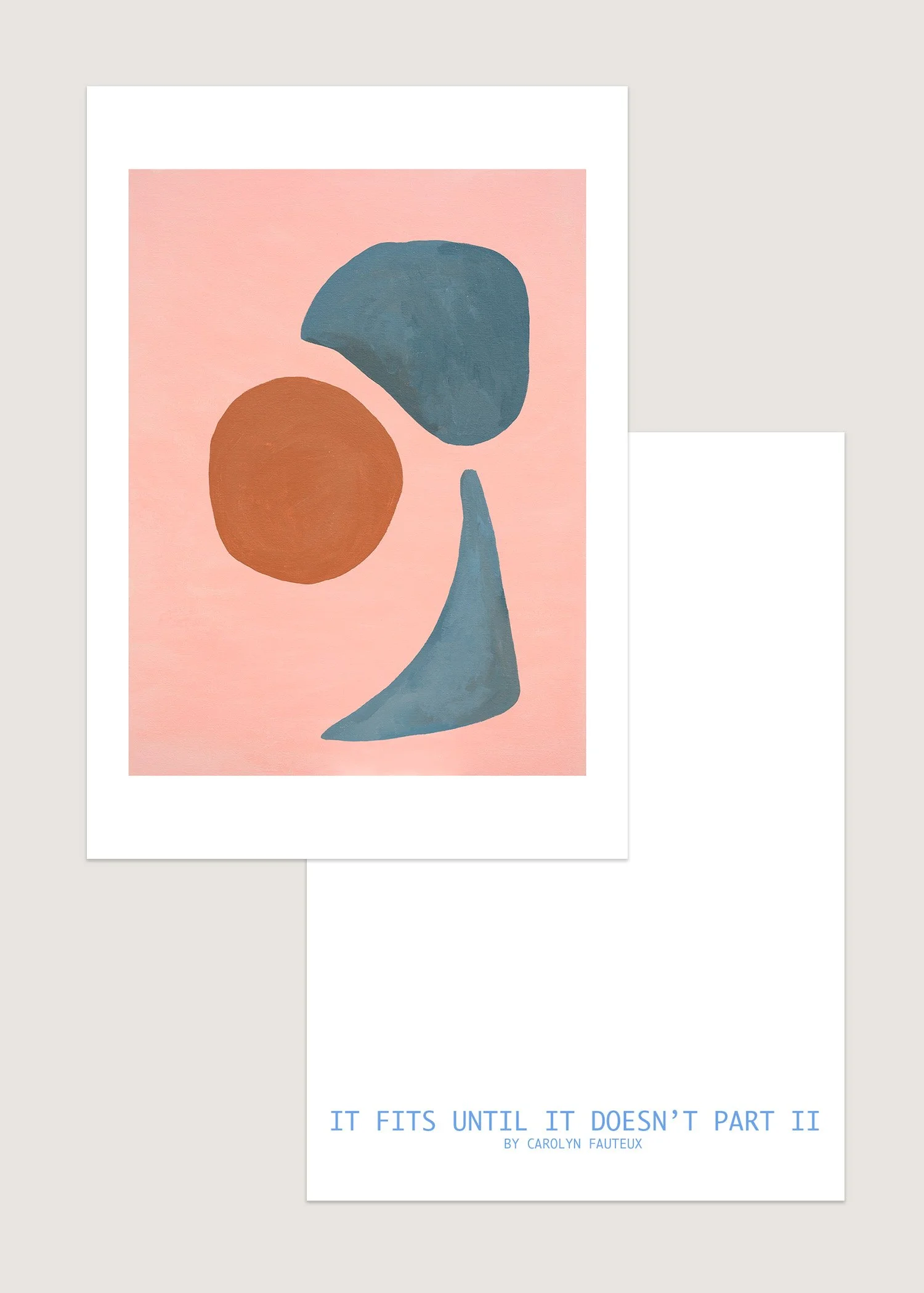 notecard abstract design shapes pink blue brick