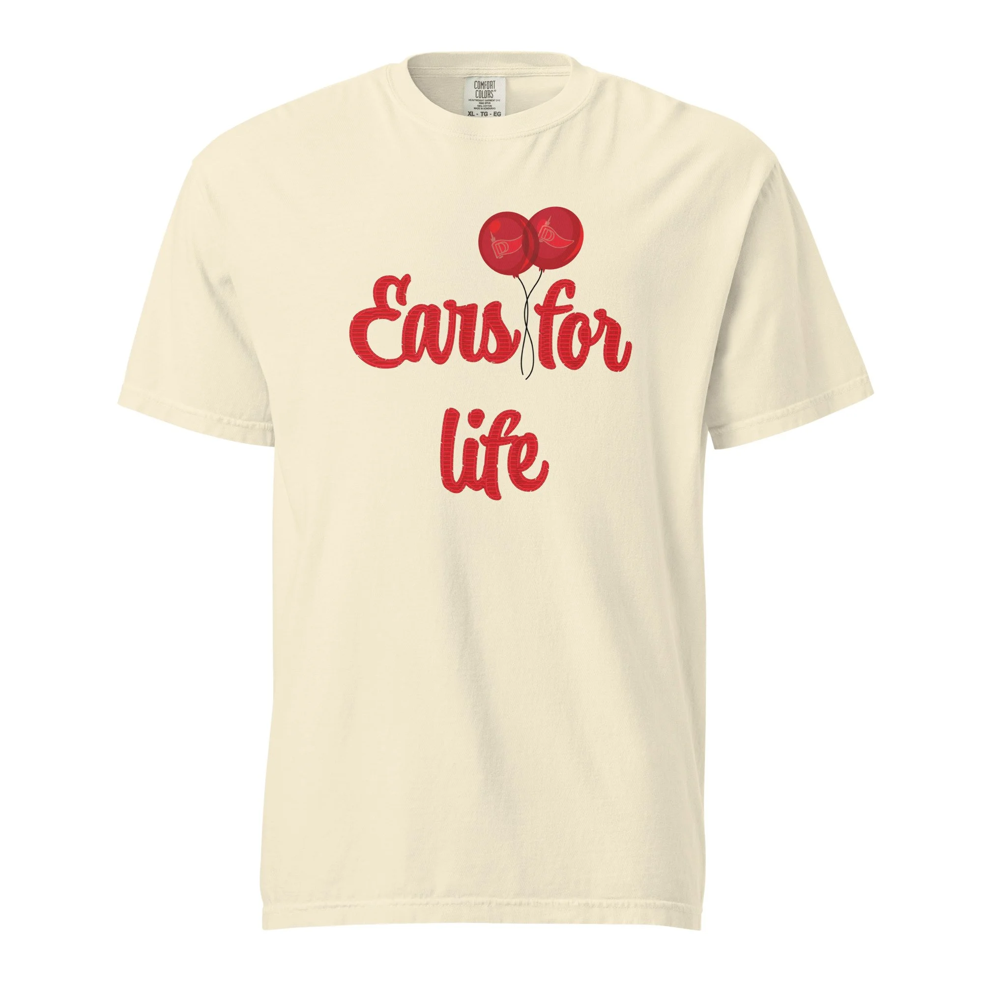 Ears for Life garment-dyed heavyweight tee