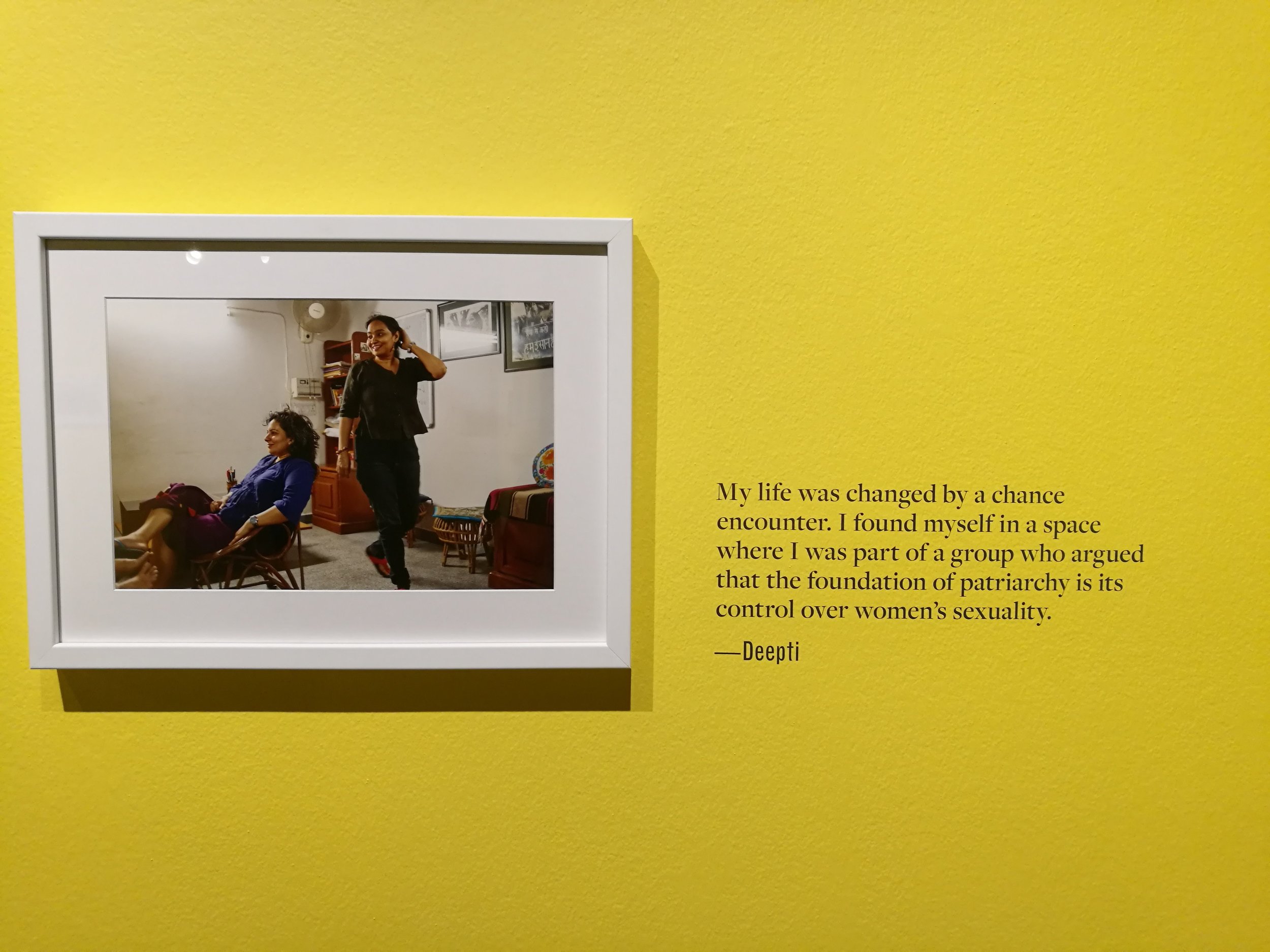 Exhibit documenting the lgbtq life in New Dehli