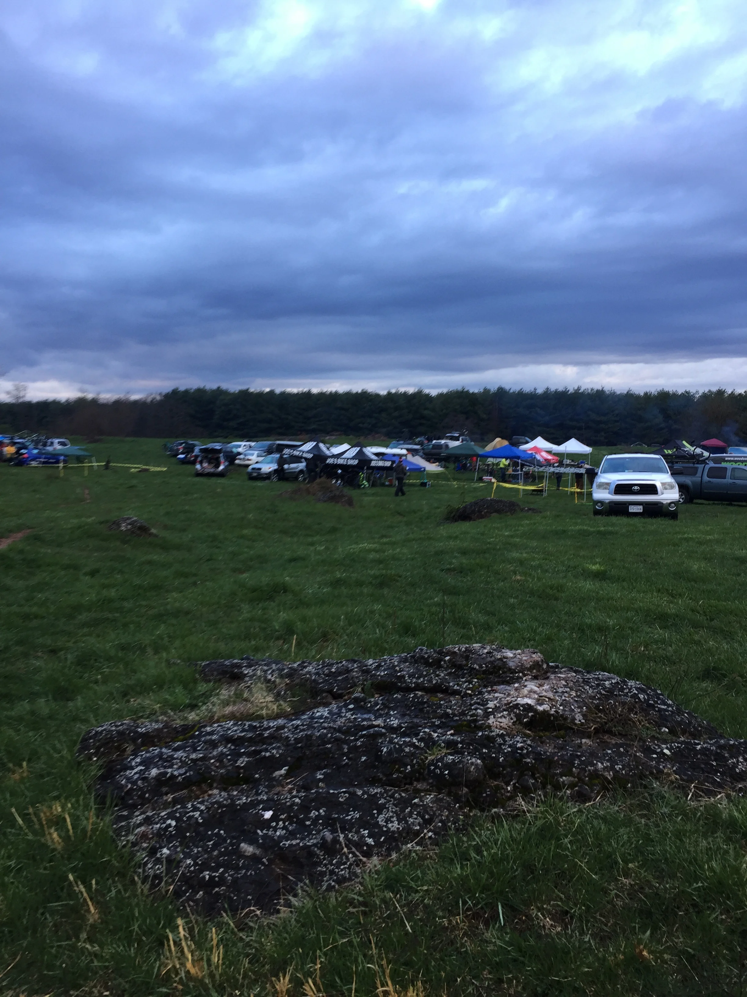 Angry skies at the start of Bakers Dozen 2016