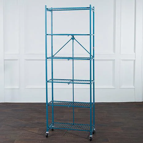 Origami 6 Tier Storage Rack in Indigo