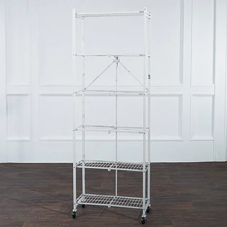 Origami 6 Tier Storage Rack in Gray