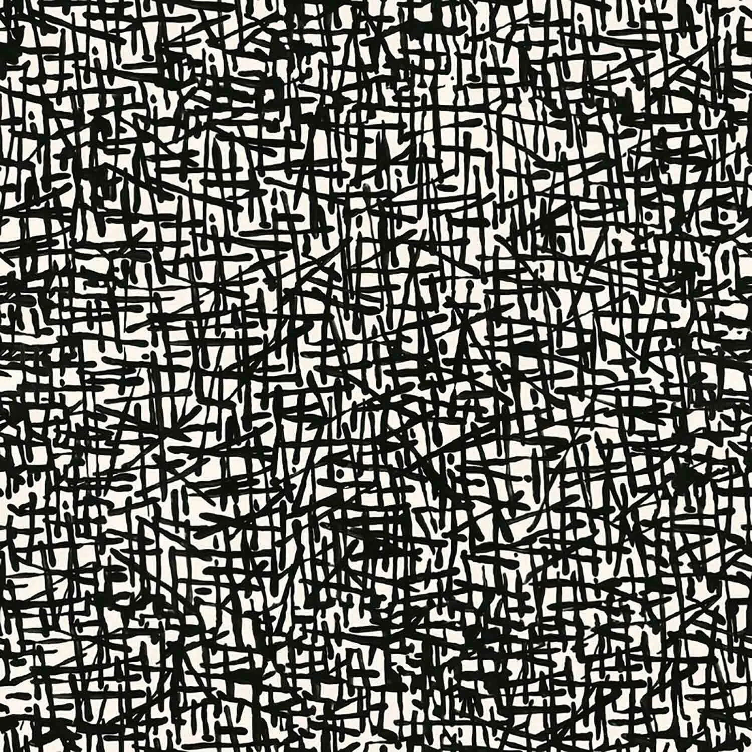 Crosshatch Black/Off White