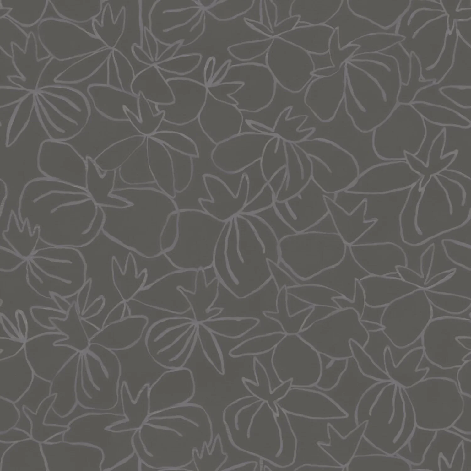 Flowers Dark Taupe