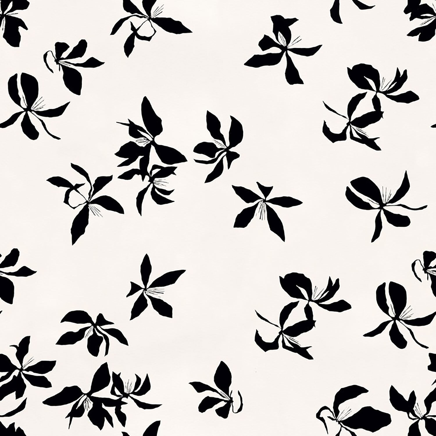 Floating Petals Black/Gray