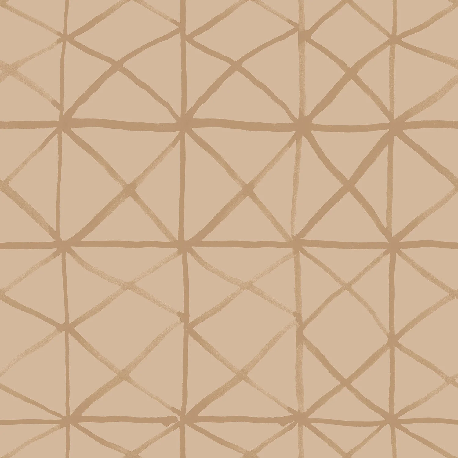 Painted Grid Desert Sand