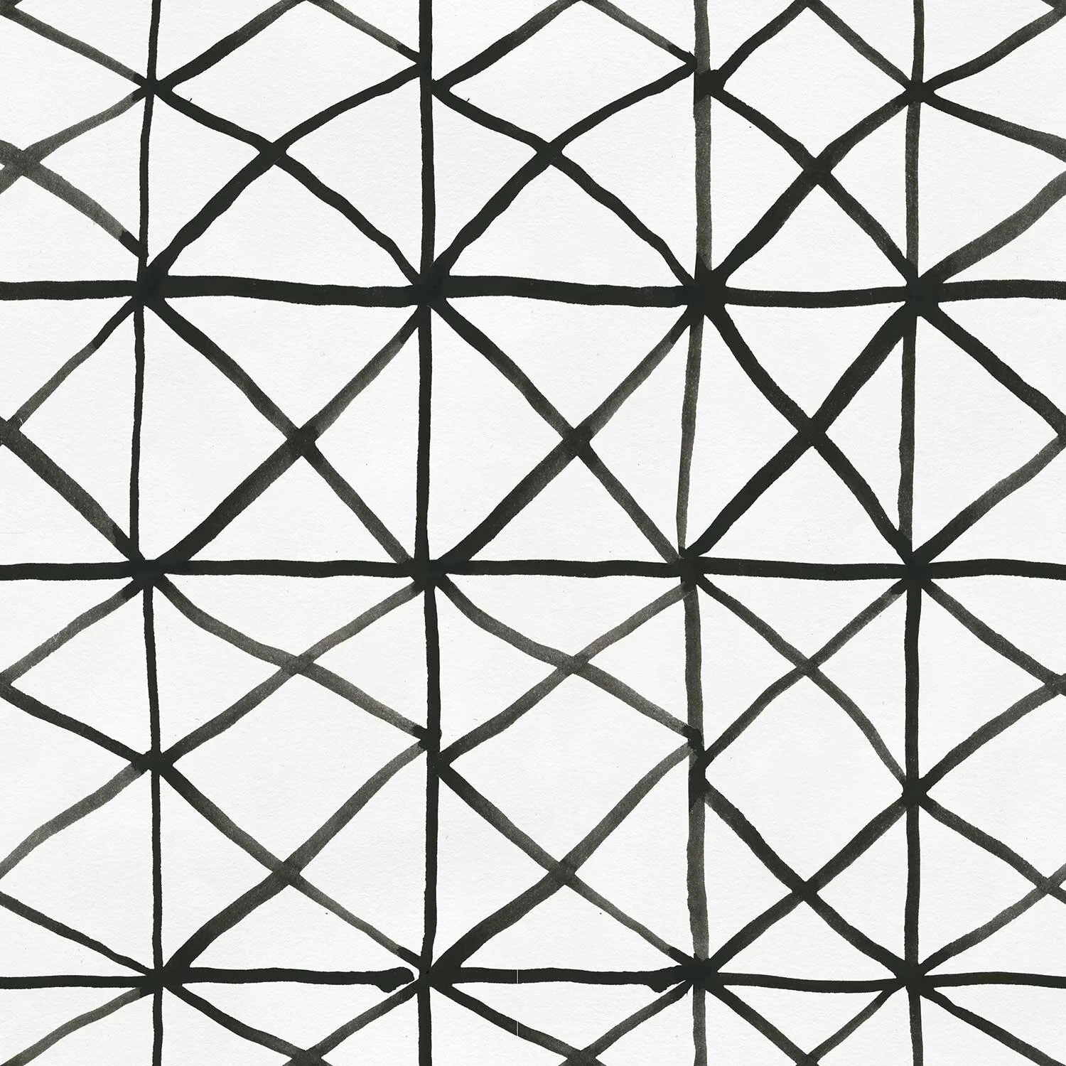 Painted Grid Black/Off White