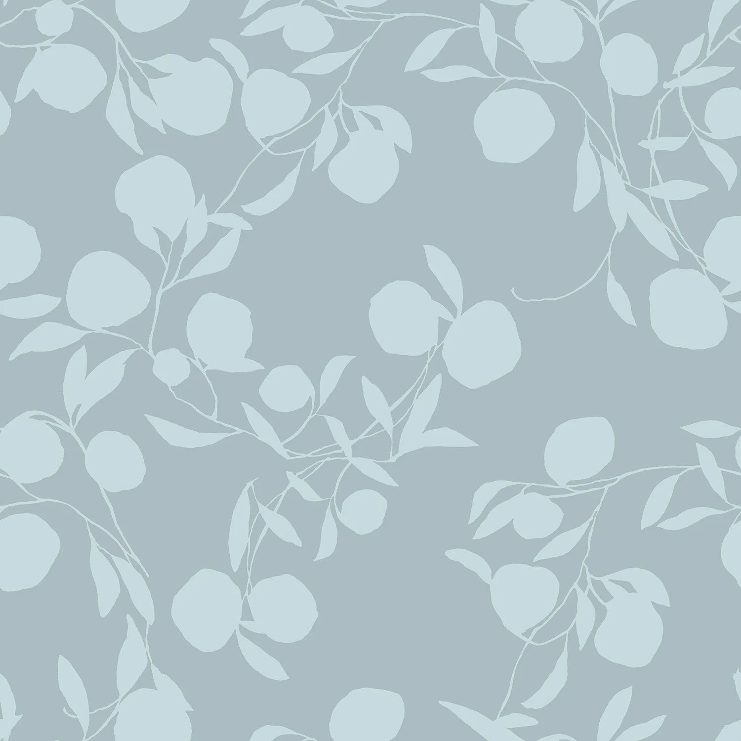 Pomegranate Blue on Blue