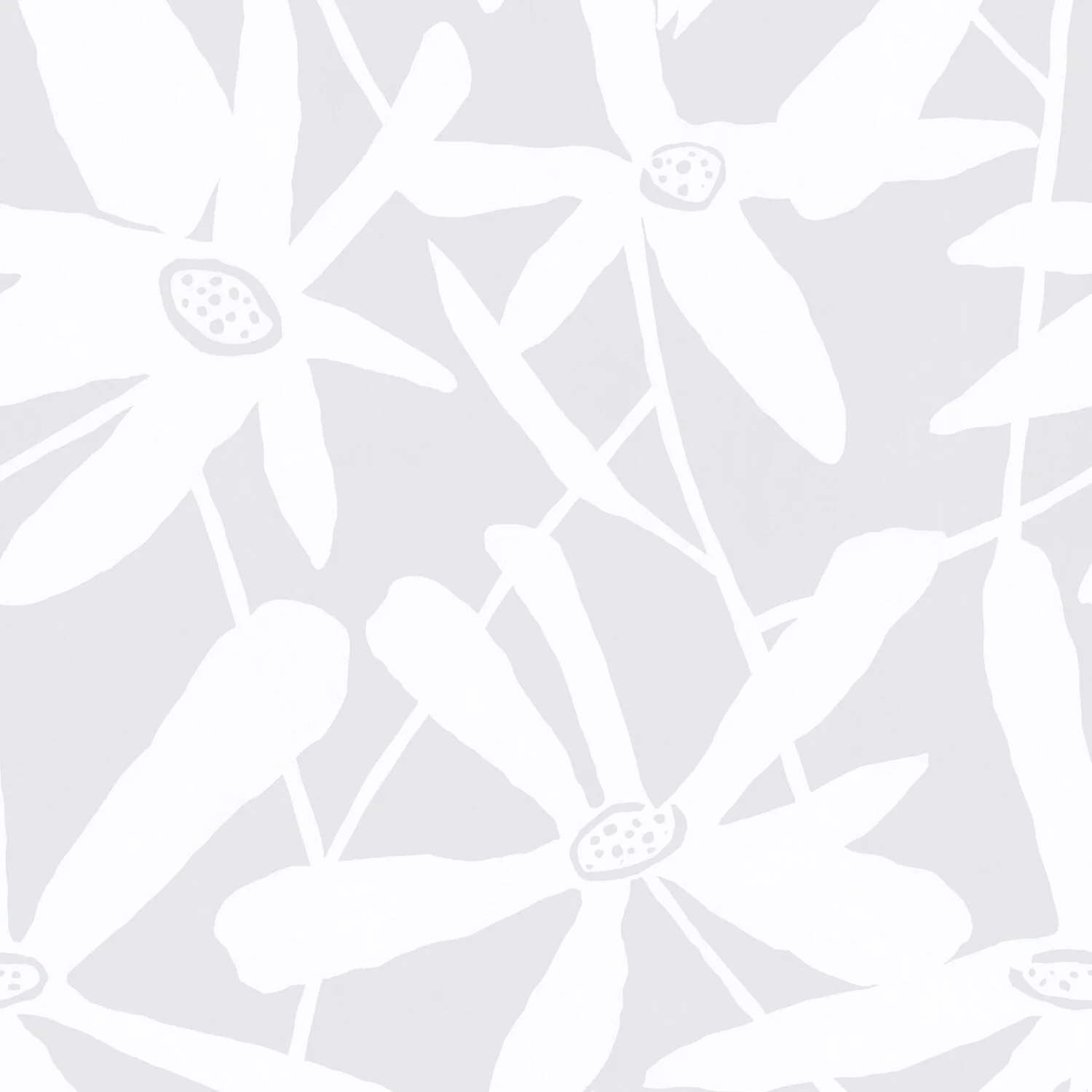 Blossom White on Grey