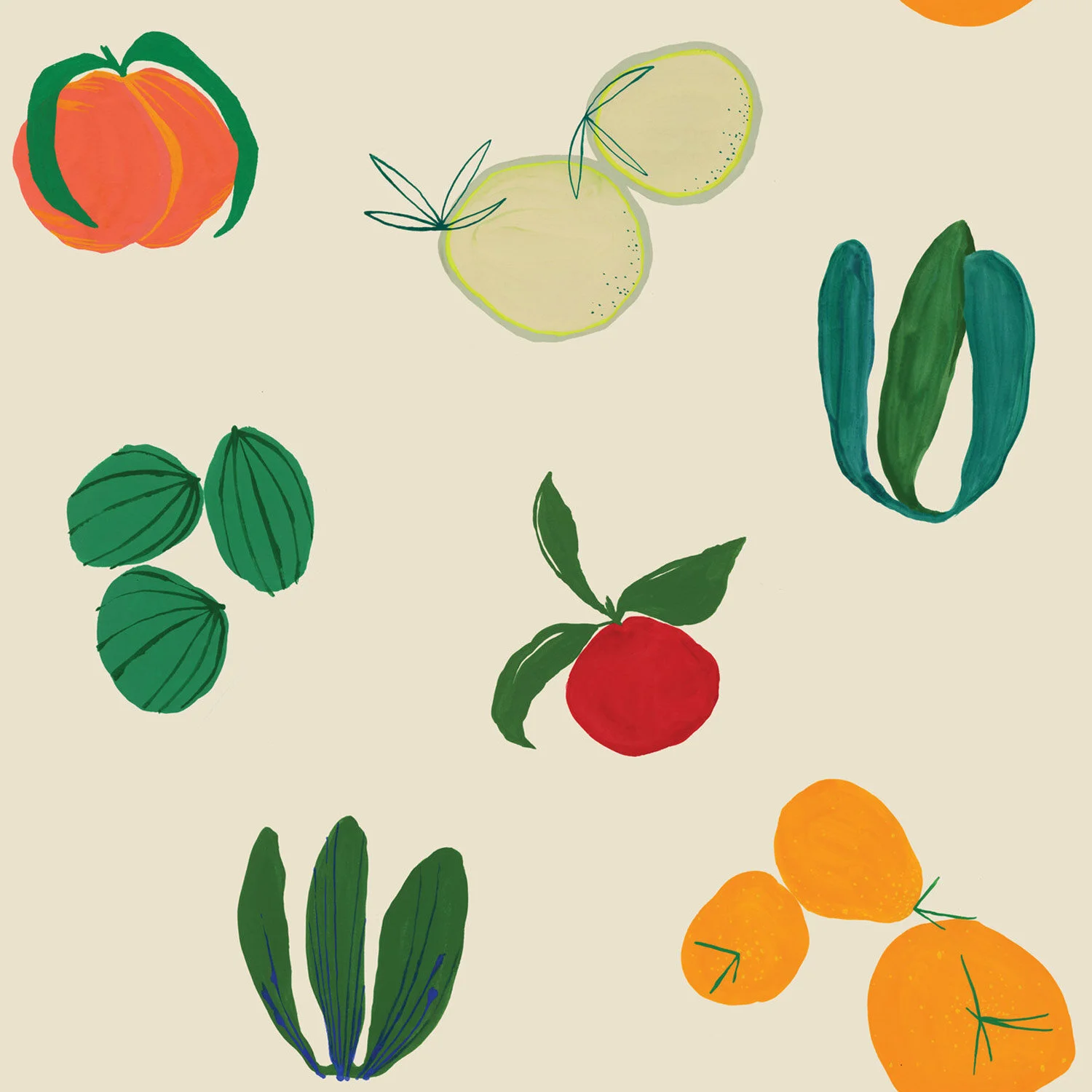Fruits &amp; Veggies Multi-Color
