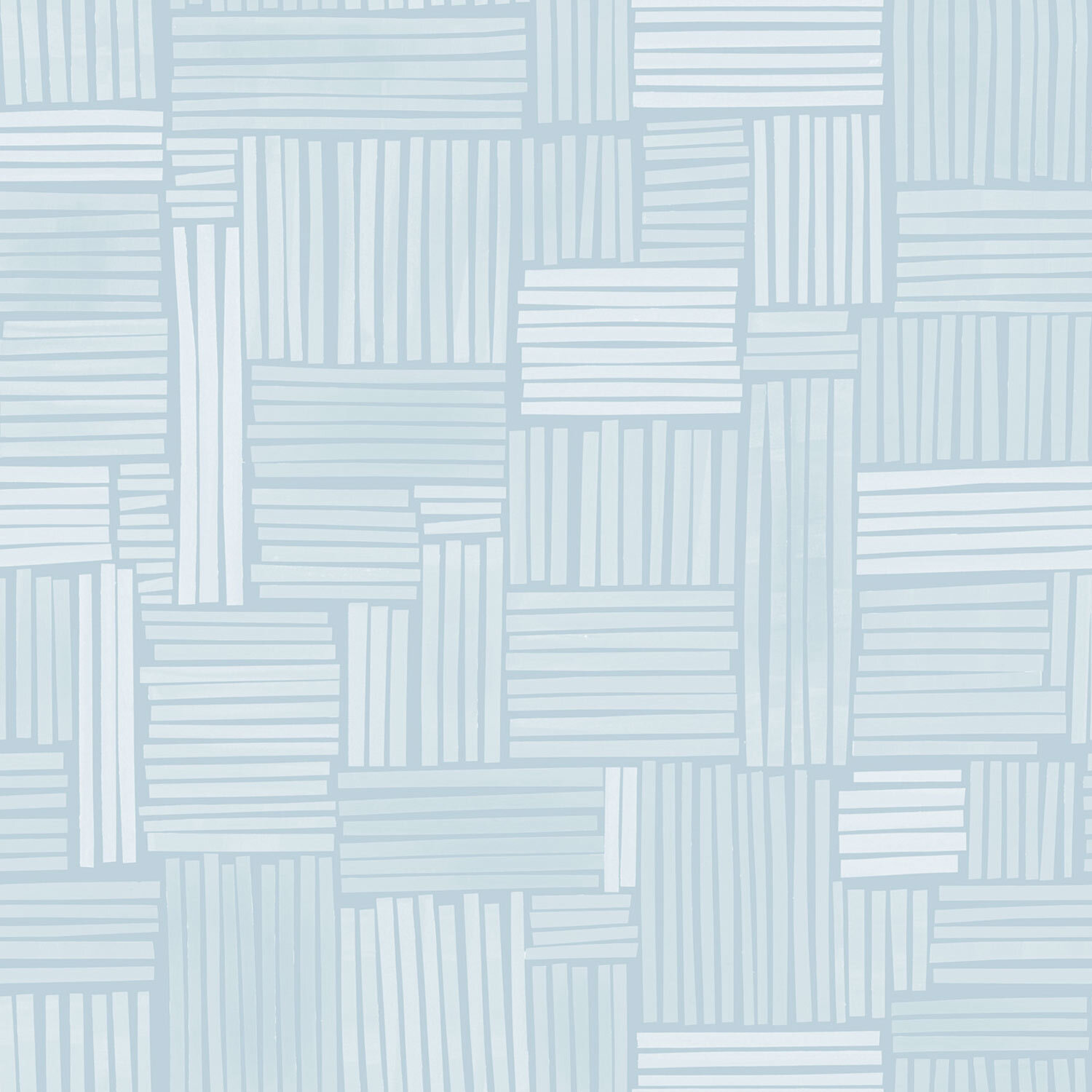 Steps Blue on White
