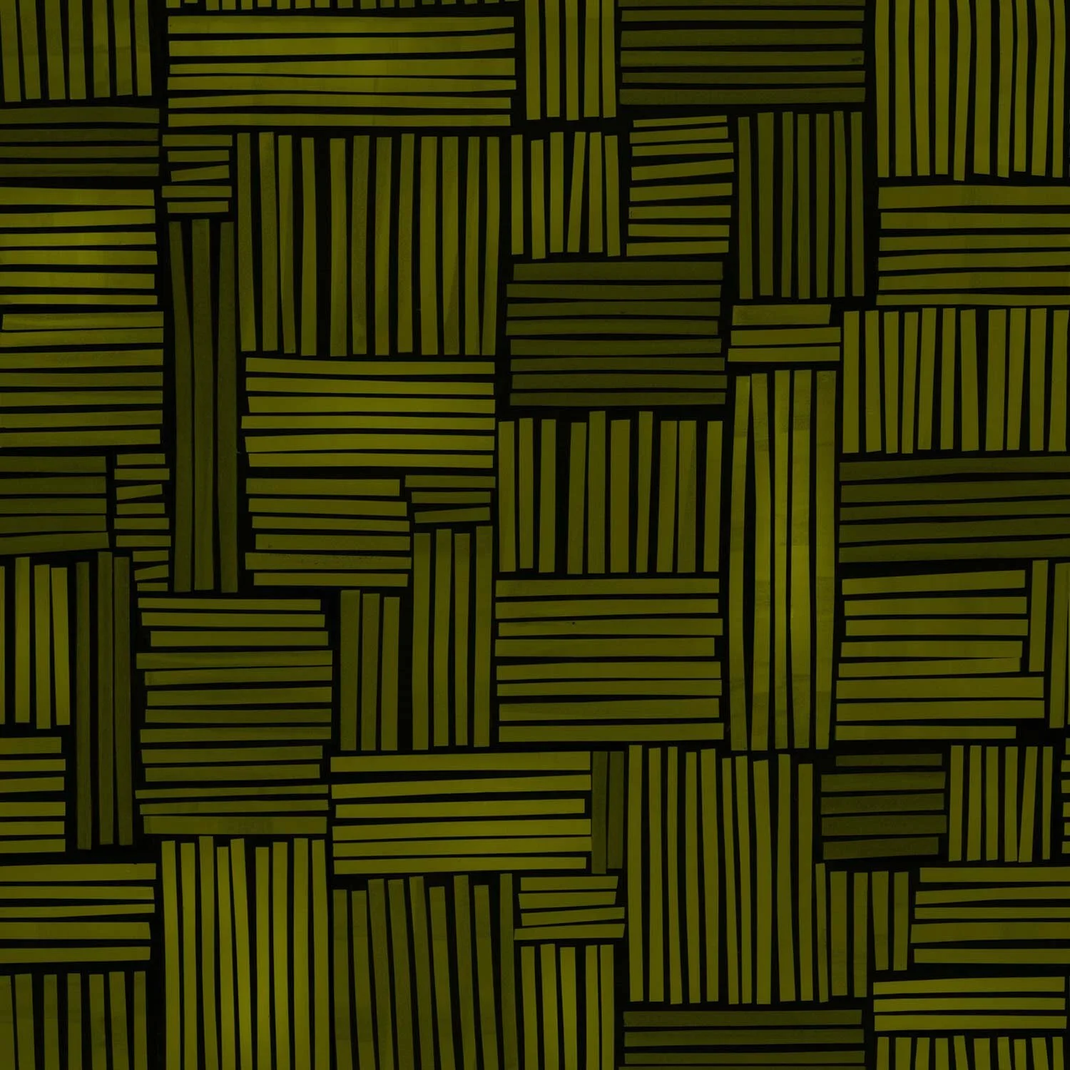 Steps Green on Black