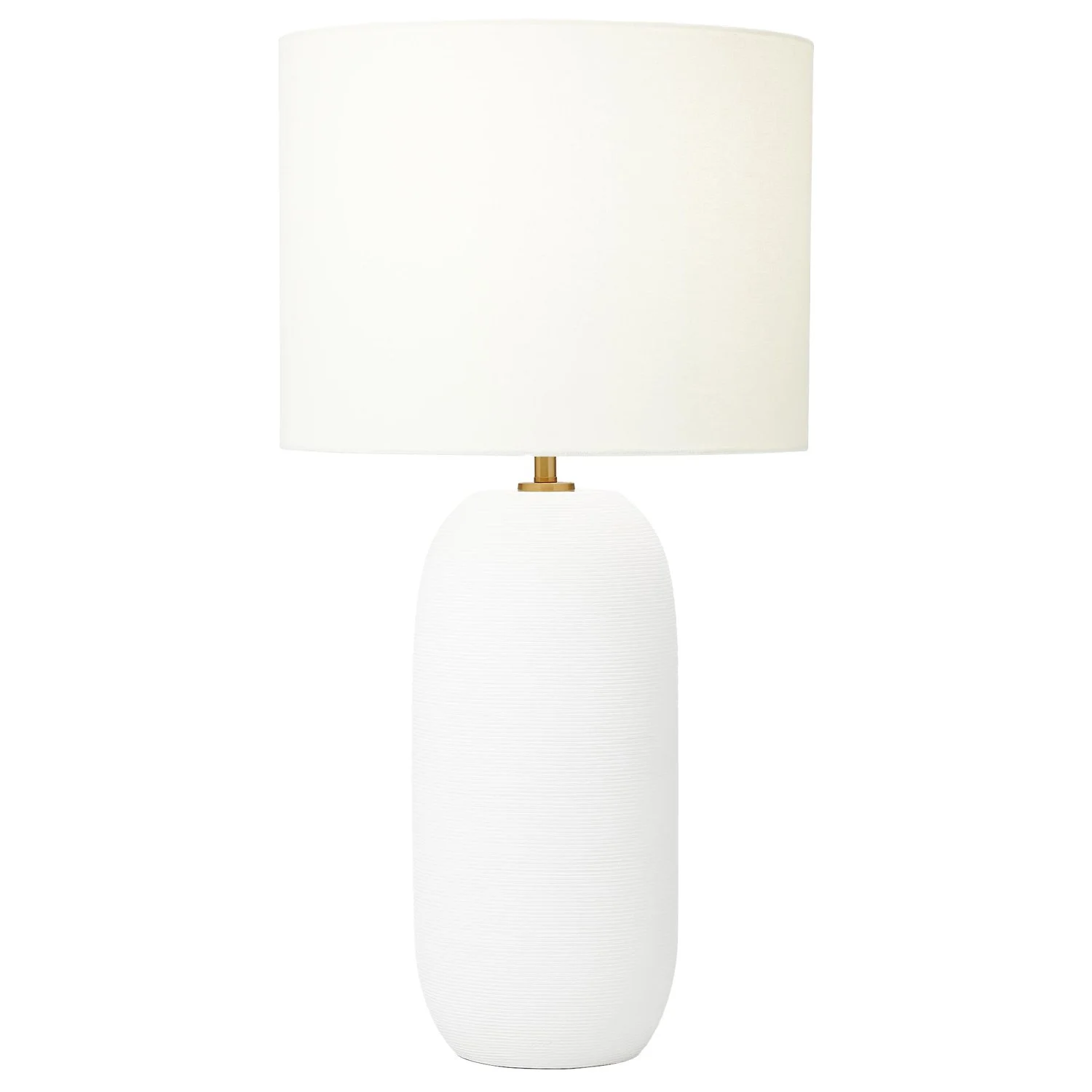 Fanny Slim Table Lamp - Matte White Ceramic