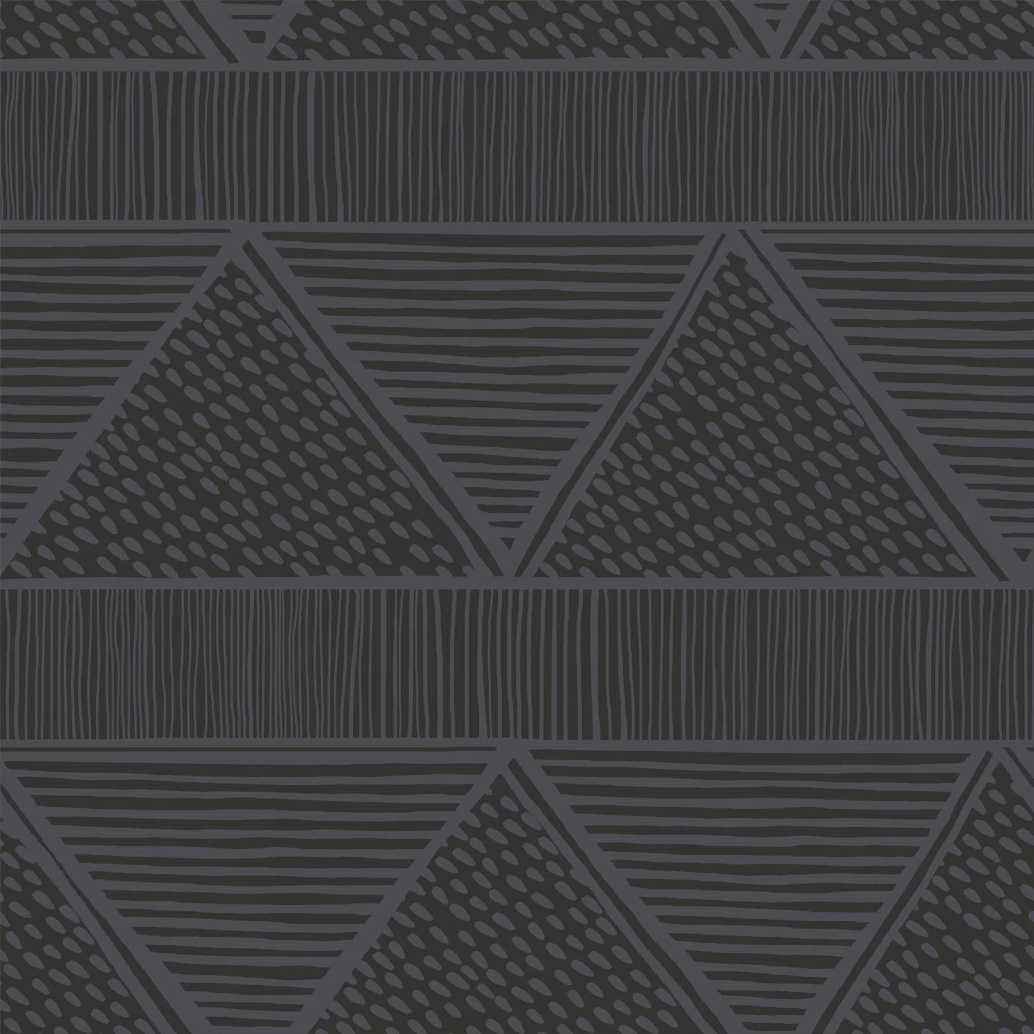 Triangle Lines Charcoal