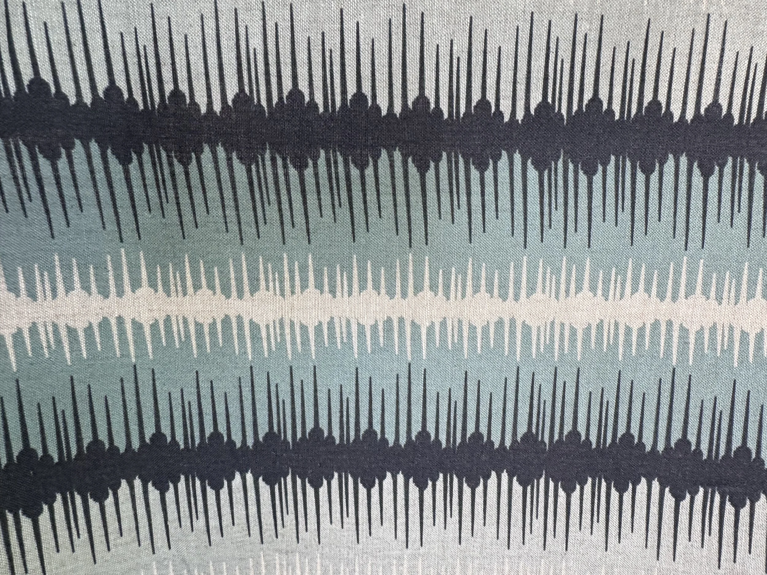 Ikat Broad Stripe Print