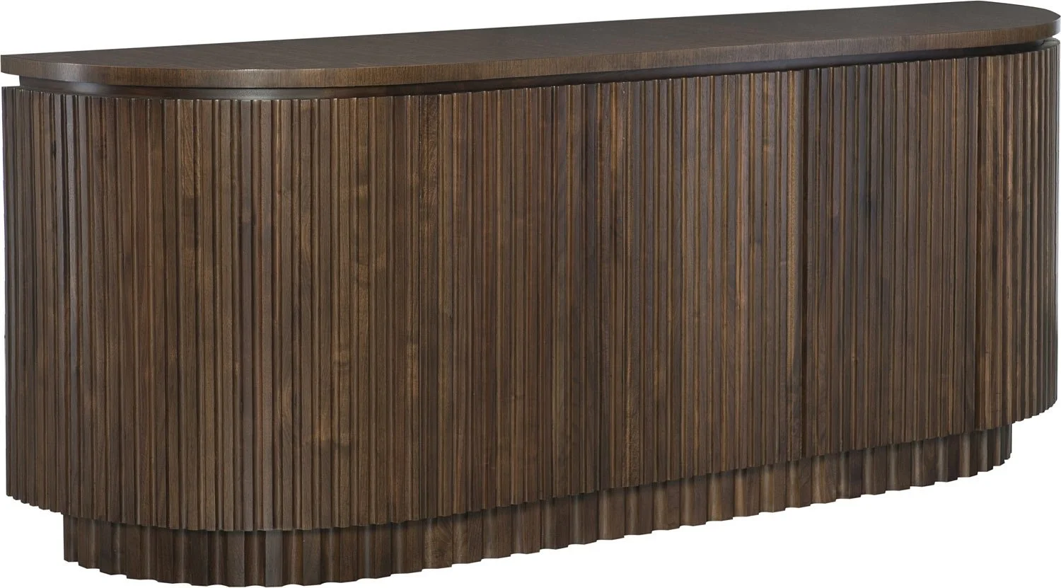 Maxime Console with Wood Top - Truffle