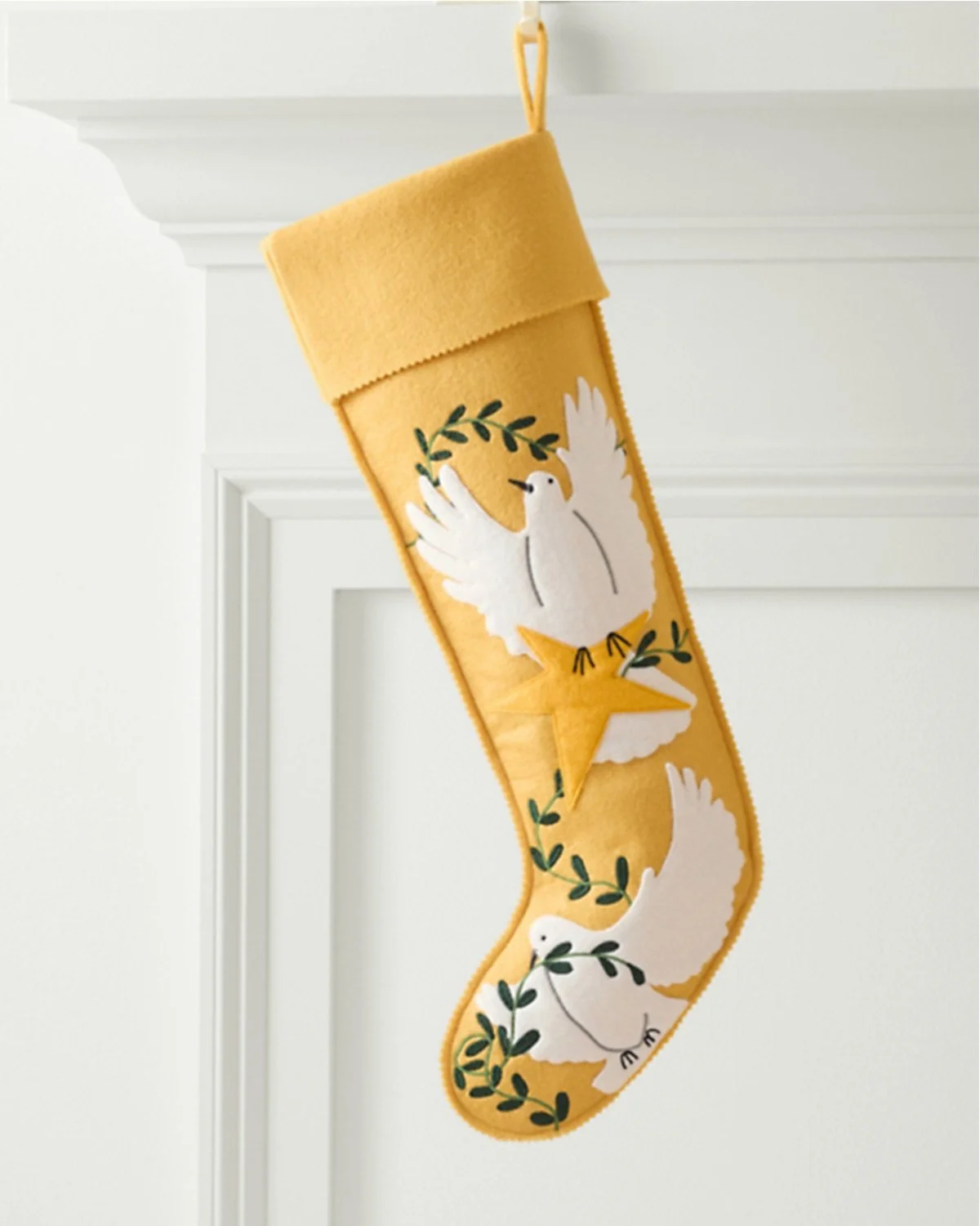 Hable Christmas Stocking - Doves