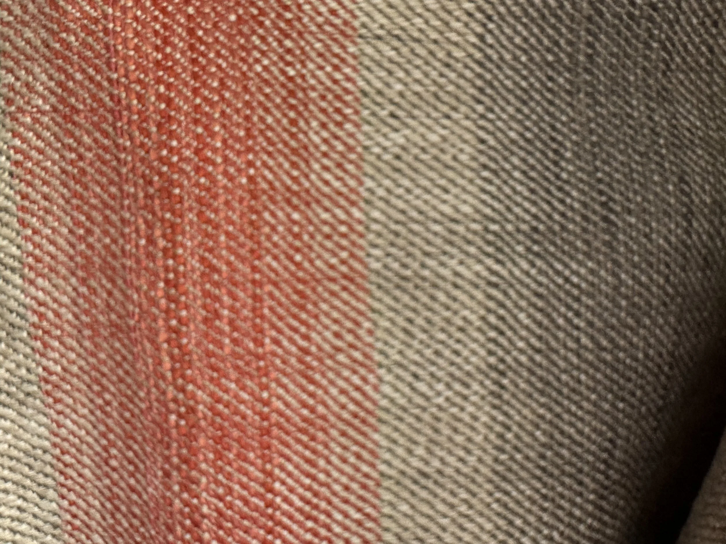 Gastón y Daniela Rojo Stripe Fabric