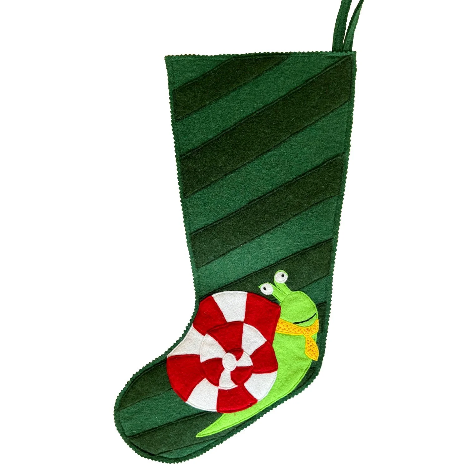 CANDYCANE SNAIL STOCKING