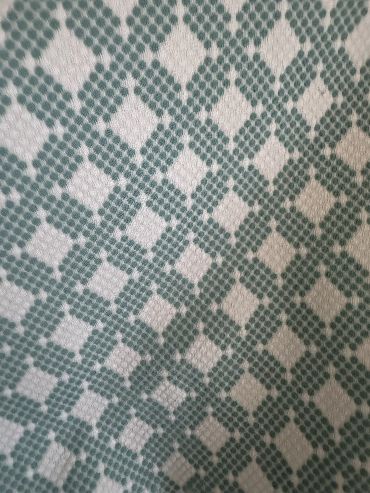 Turquoise Geometric Perfomance Fabric 3 yards