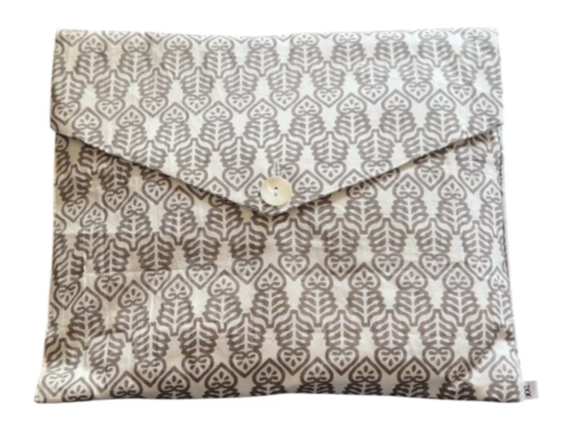 Taupe Geo Pajamas Long