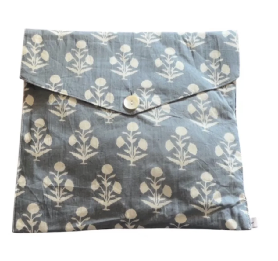 Pale Grey Floral Pajama Short