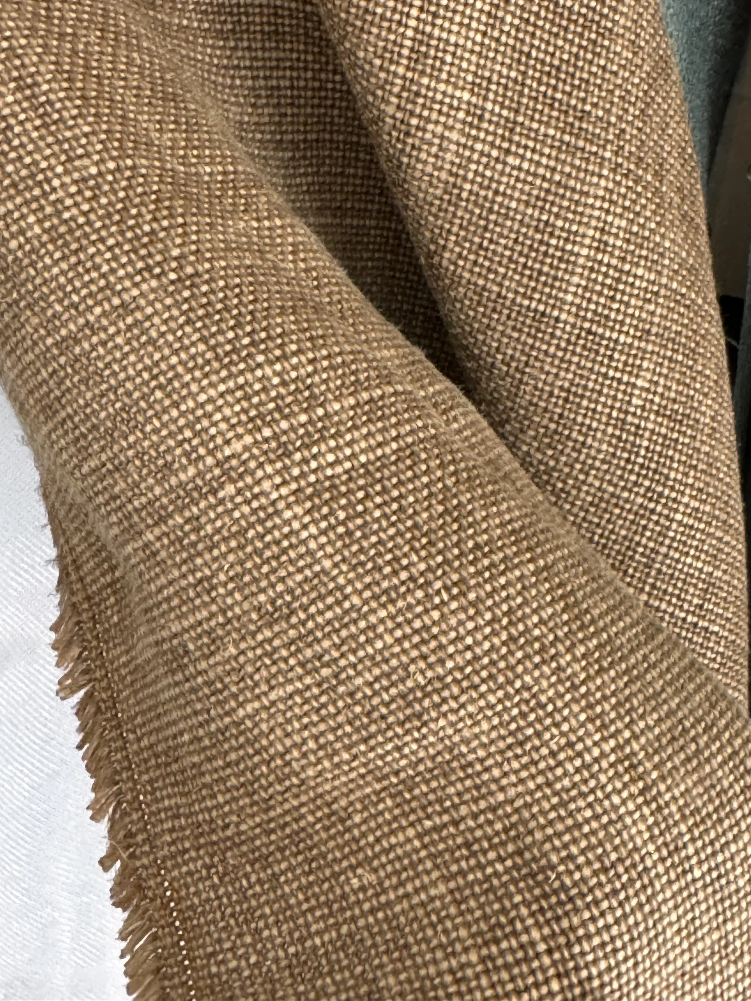 Brown Linen Solid