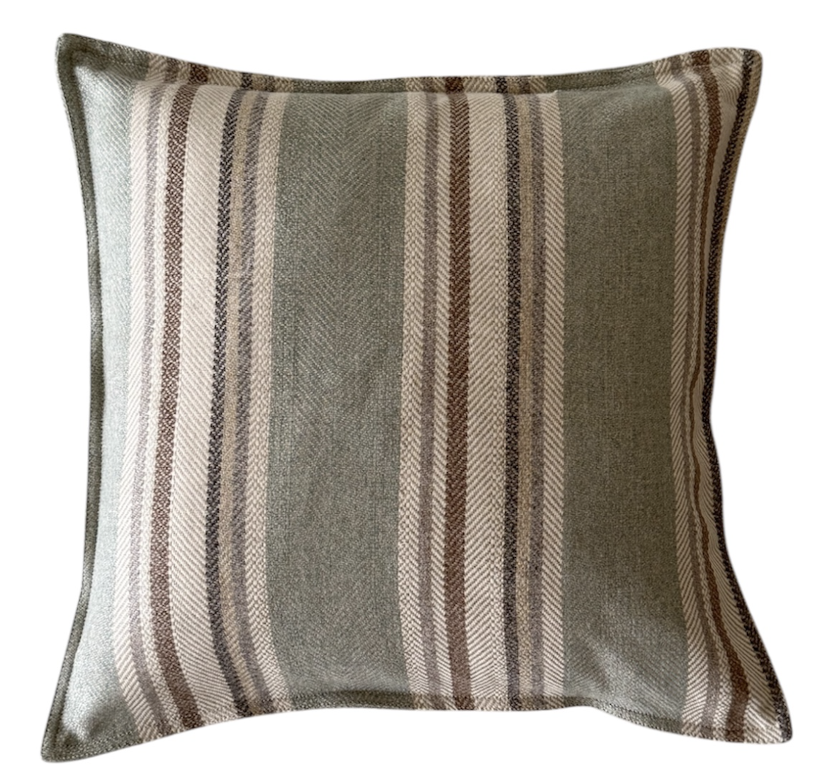 20 x 20 Lewis and Wood Selsley Stripe Mineral Pillow