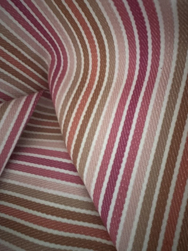 Fun Colorful Stripe Perfomance Fabric 1 yard