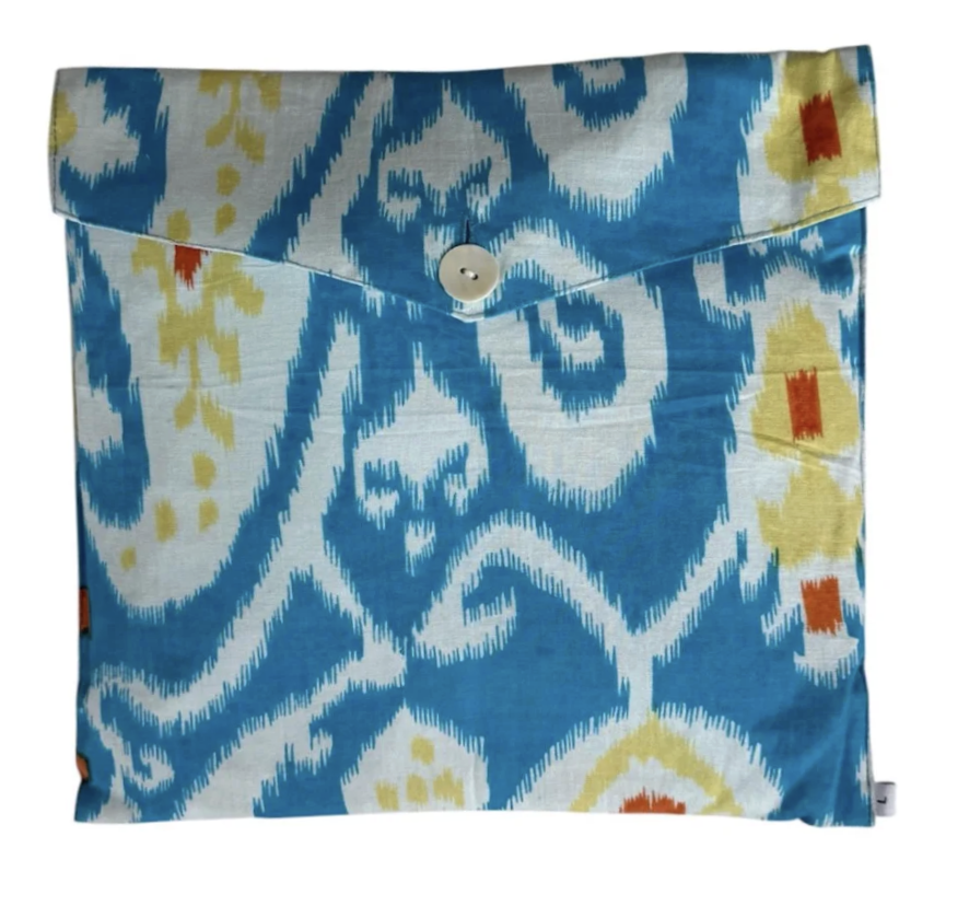 Turquoise Ikat Pajamas Long