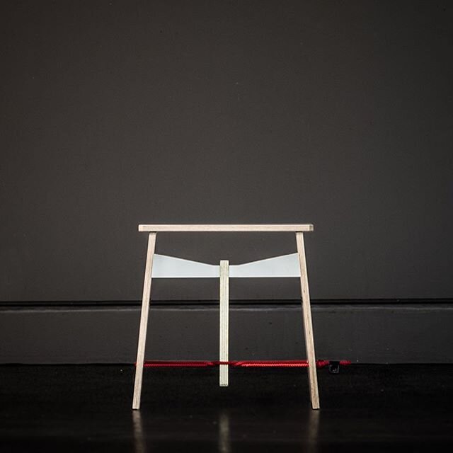 STRAMMER MAX
A sturdy stool held together entirely by tension. 
Designed in 2008
Available from @nilsholgermoormann 📷 #nilsholgermoormann 
#maxfrommeld #furniture #plywoodfurniture