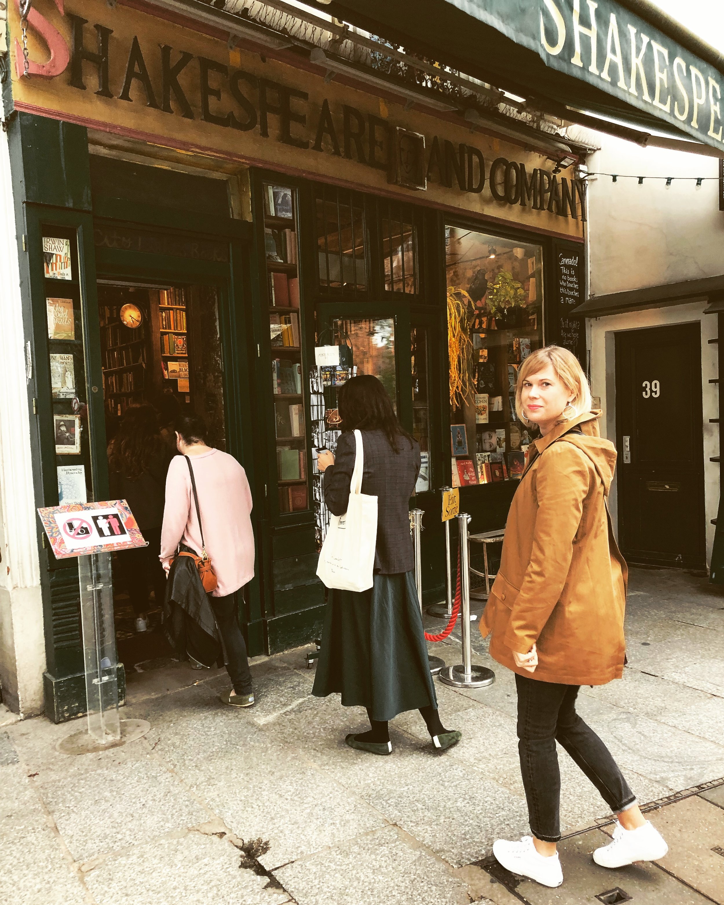 Shakespeare and Company in Paris, France