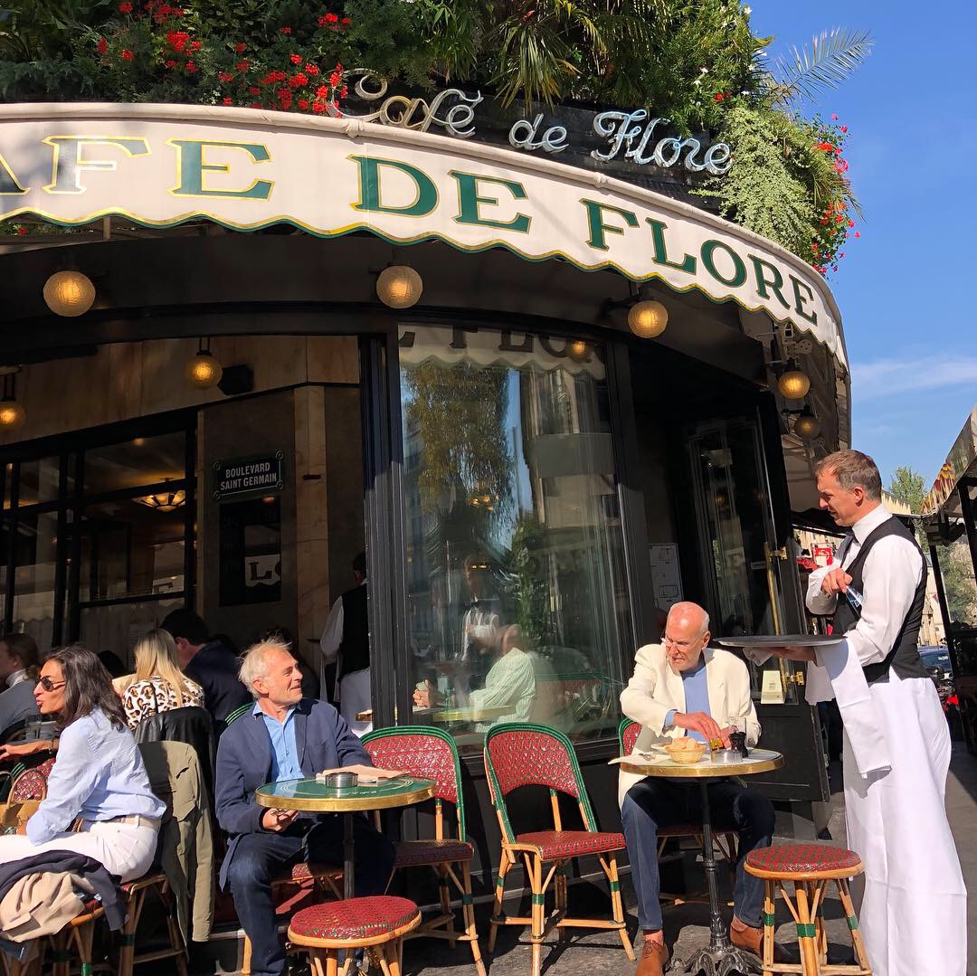 Café de Flore in Paris, France