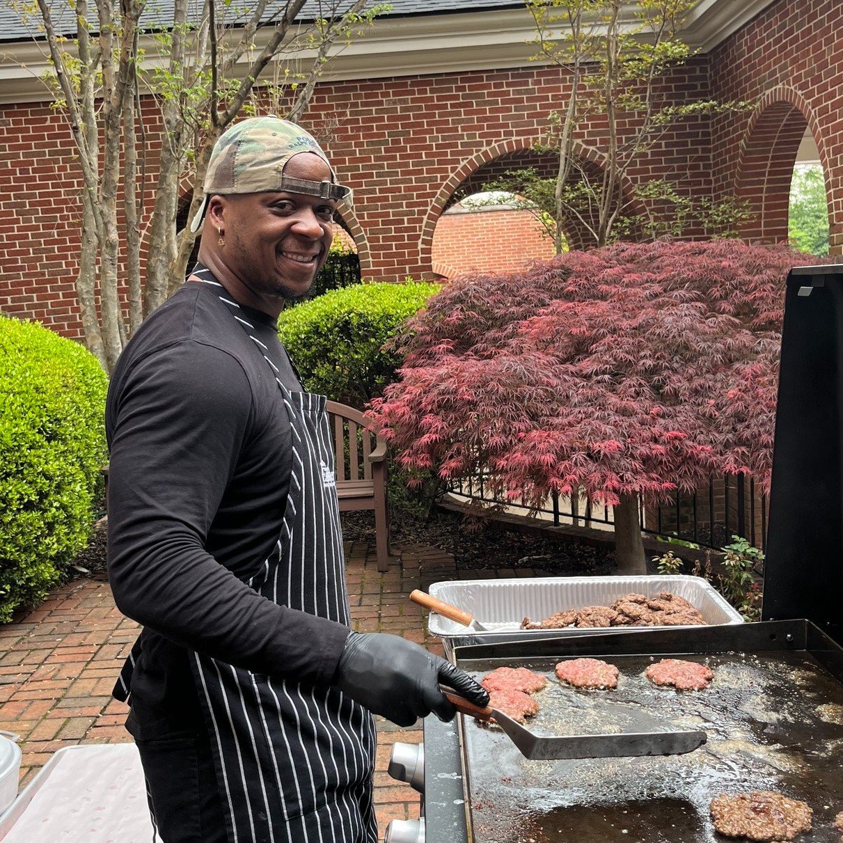 This is the man behind the food! Omar and his business @_ocreations_ has been the reason the food at Cafe Decatur has been so consistently delicious! Can't wait to have you back this Fall, Omar!