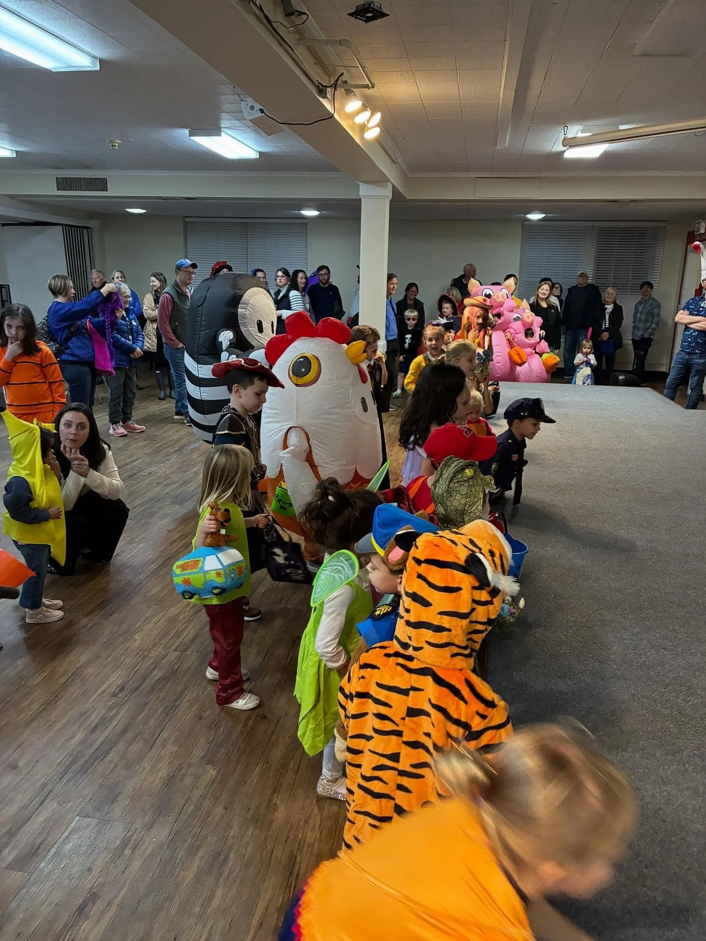 Blessing of the Costumes was so fun! Being indoors only added to the allure of the &ldquo;quest for the rings&rdquo; (ring pops)!