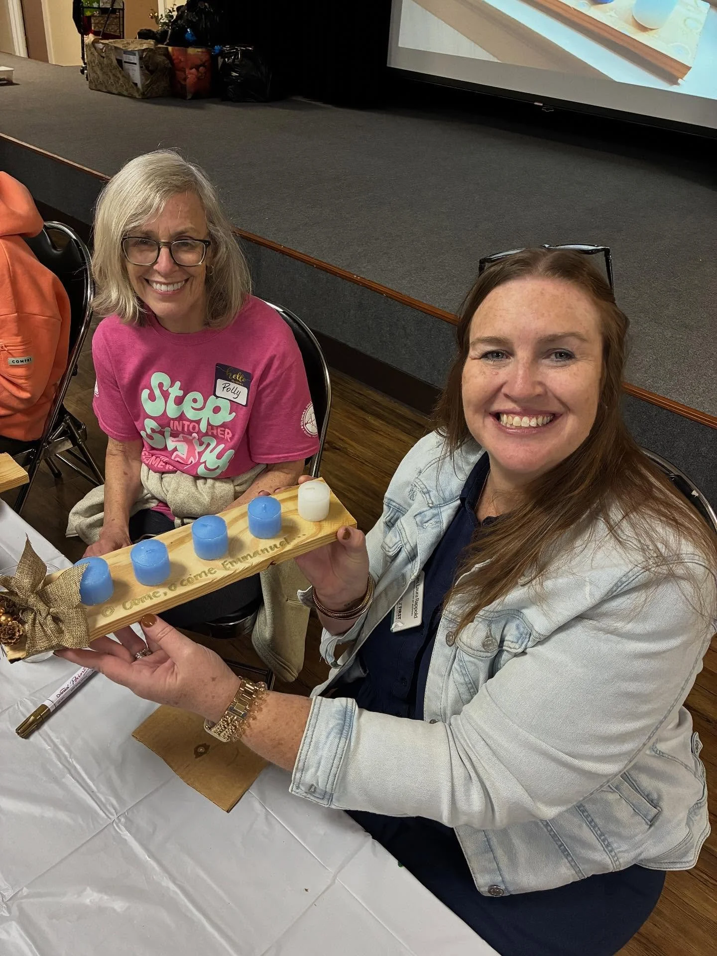 The advent craft last night at church dinner was so fun, and everyone&rsquo;s turned out so great and unique! #decaturga