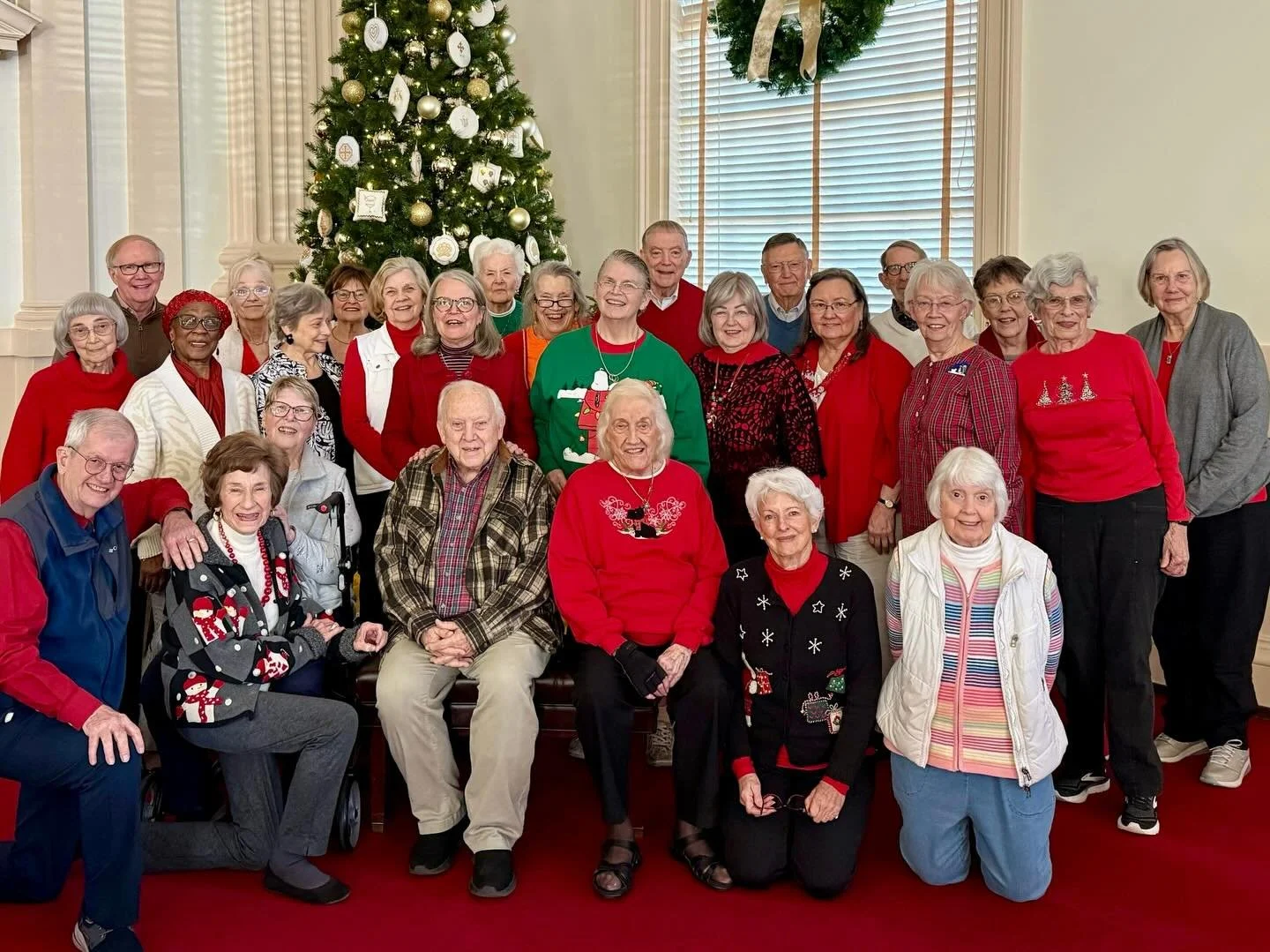The Koinonia Sunday school class hosted a Christmas luncheon at the church today. Decatur First is proud to claim this amazing group of people 🎄