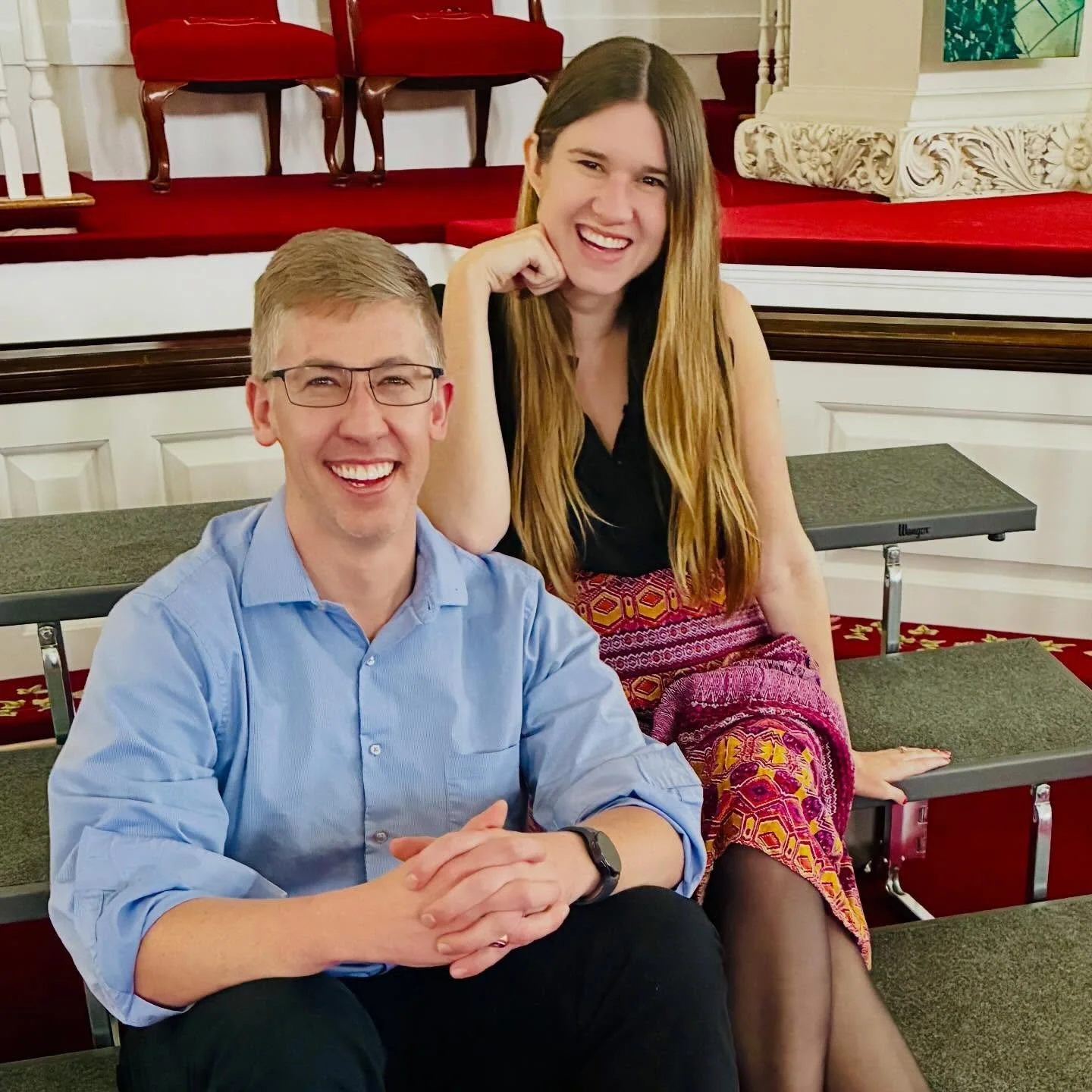 Incredible news! DFUMC is so proud of these two&mdash;they passed the Board of Ministry interview this week and will be commissioned as provisional elders in June at Annual Conference! That means Allison Keith @thealliway and Daniel Kasbohm @dkasbohm