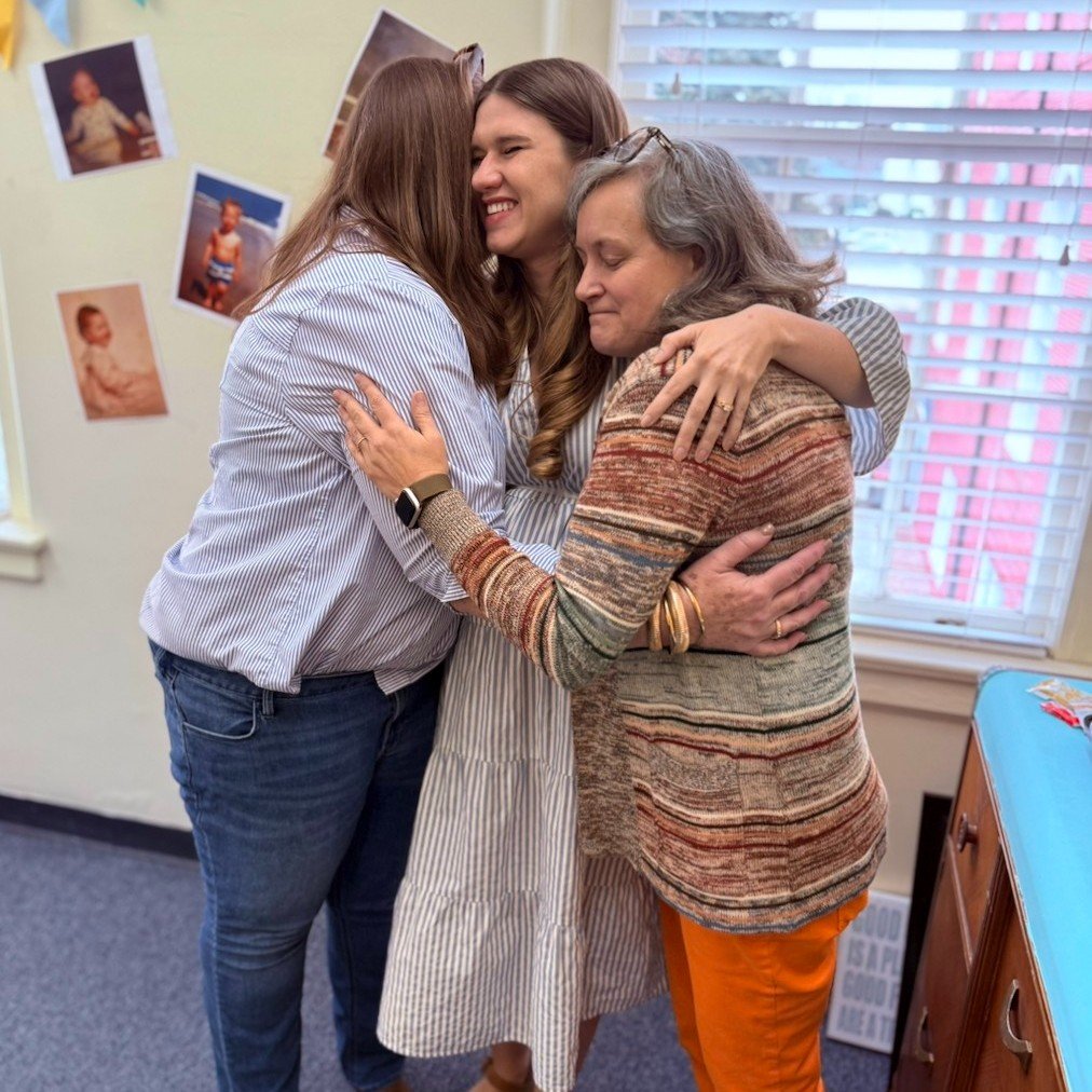 This past Tuesday we "showered" our Children's Director @thealliway  with @revolutiondoughnuts  and @chickfila  We are so excited to meet the babe in late April! 

~Secret intel~
The jar pictured is full of little notes and well wishes from