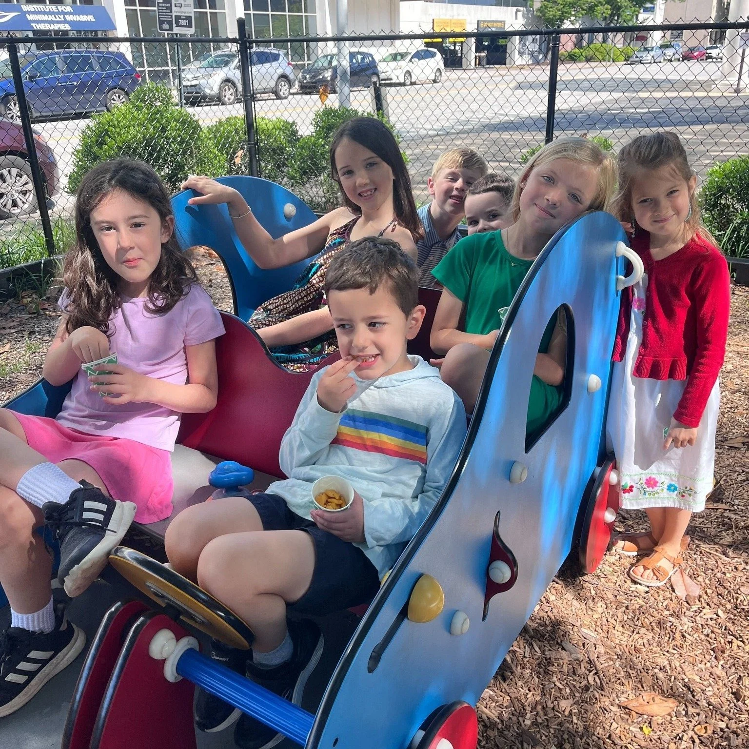 This summer, Pre-K through 5th grade will combine for Sunday school! Kids will gather in the church for a short lesson and snack before heading to the playground for fun and fellowship. Come enjoy a relaxed, community-building Sunday experience  this