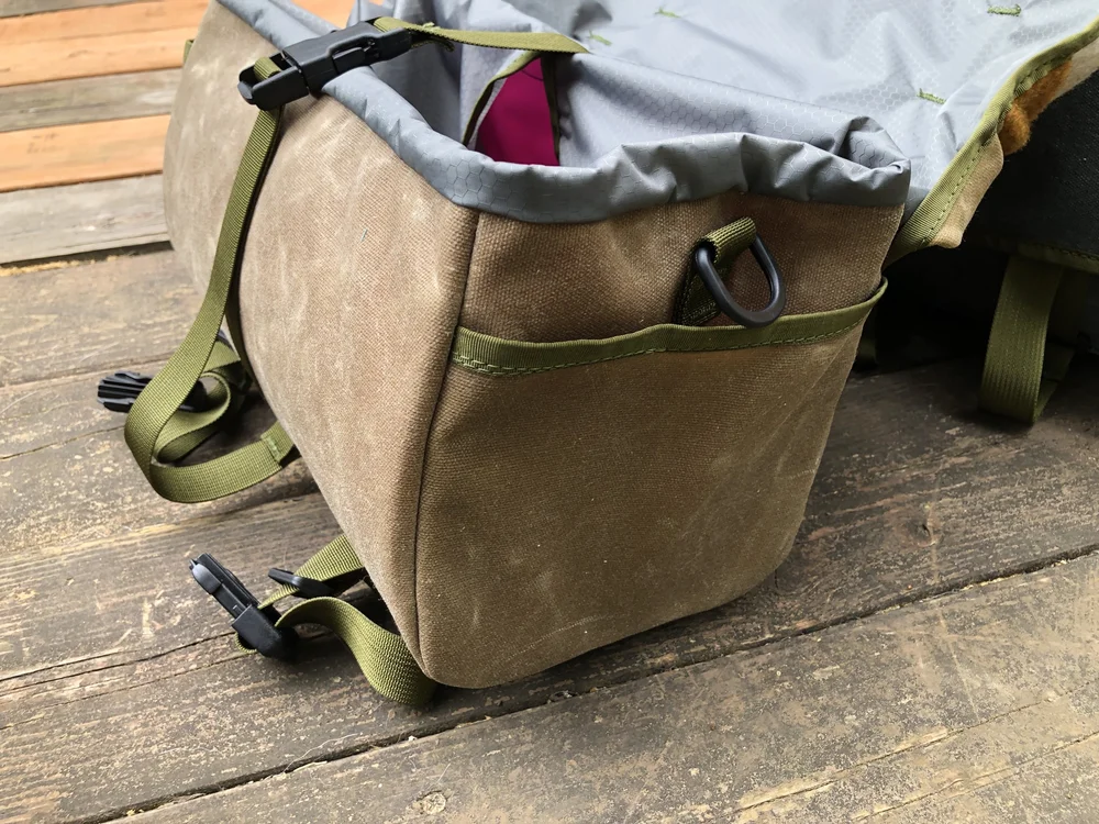 timbuk2 handlebar bag waxed canvas Out + Back Handlebar Bag — Makeshifter Canvas Works