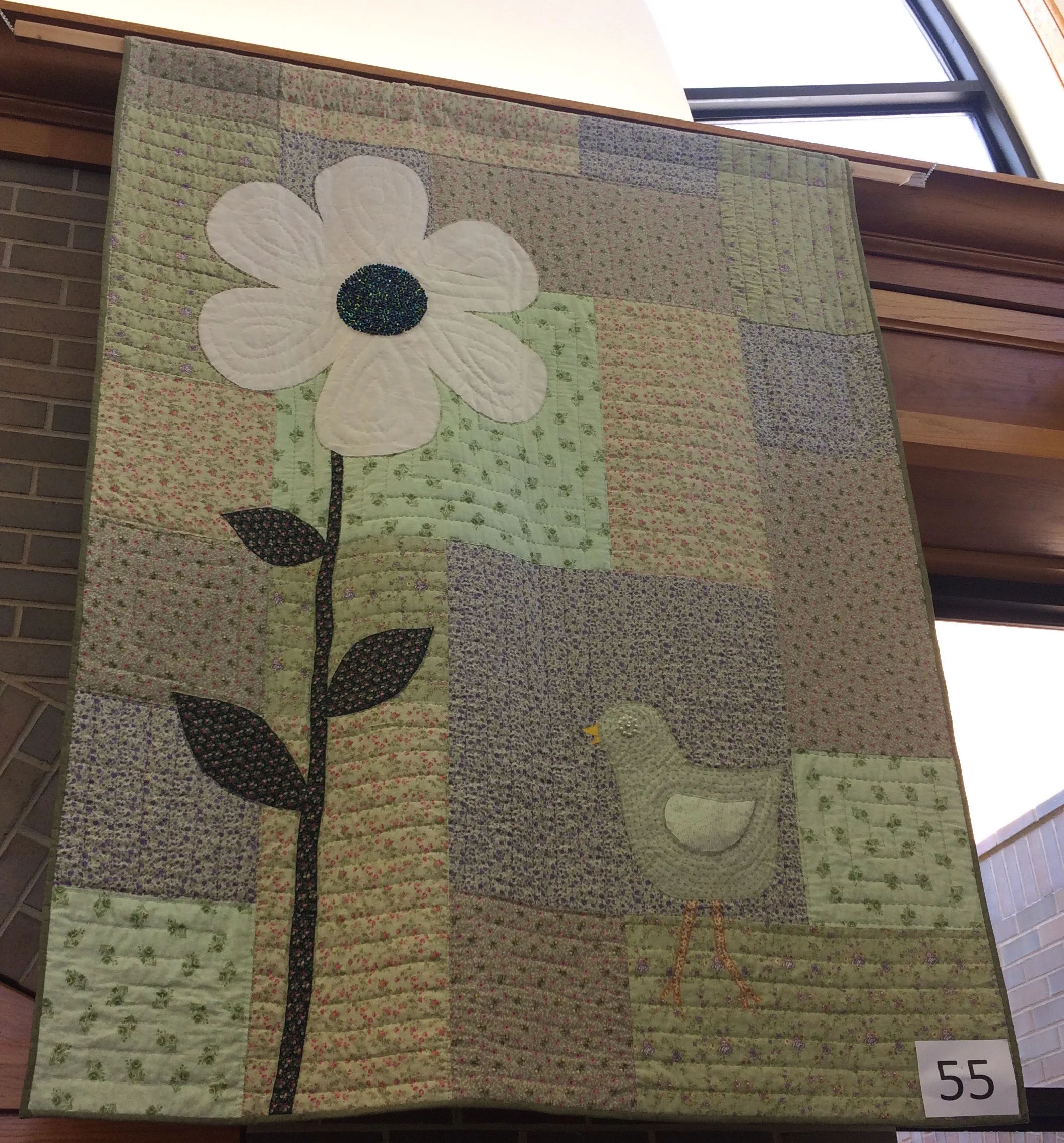 Big Block Bird Appliqué