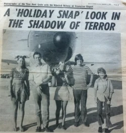 Five hostages in the desert.