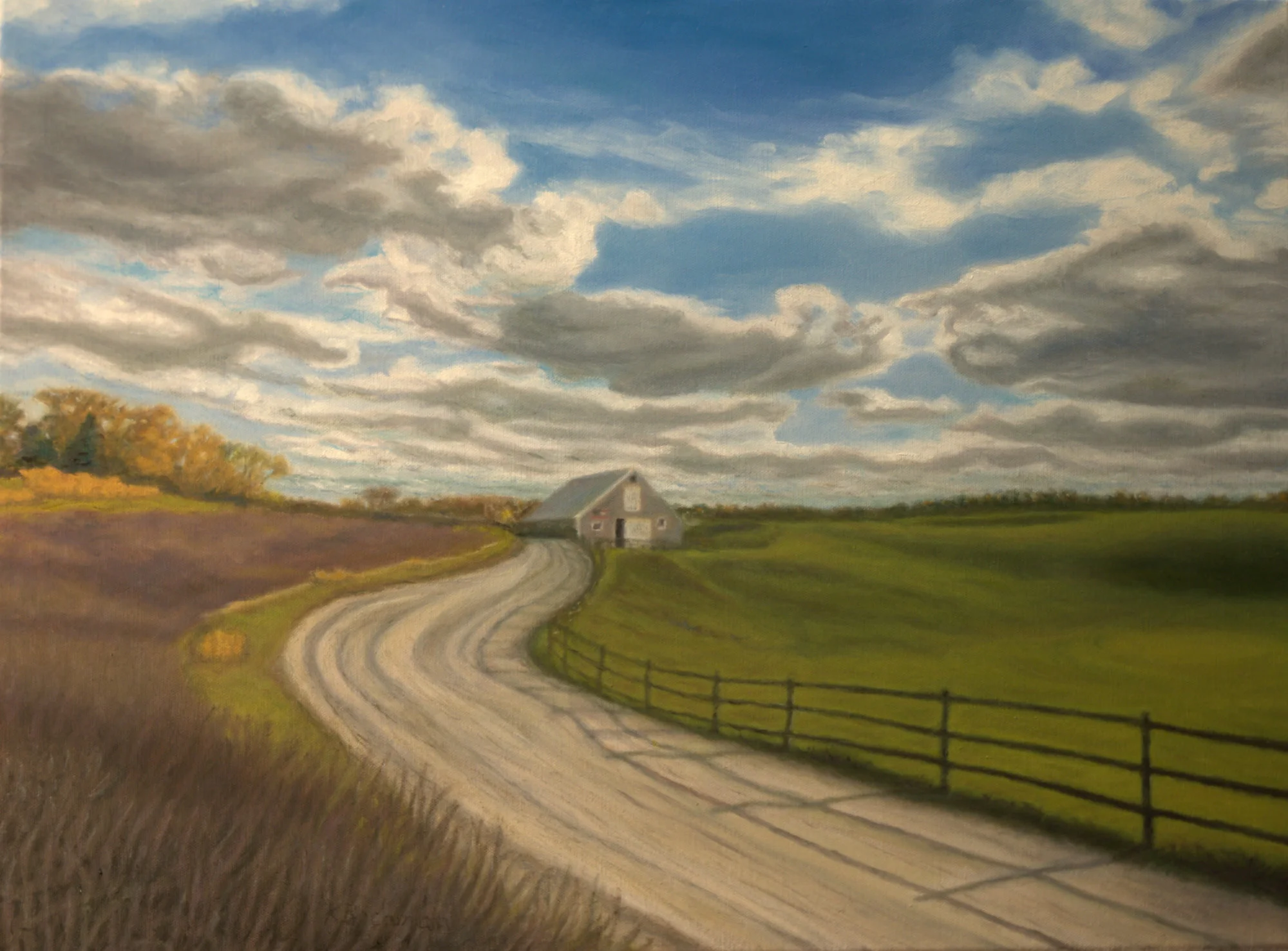 Autumn at the Farm 18 x 24 $345
