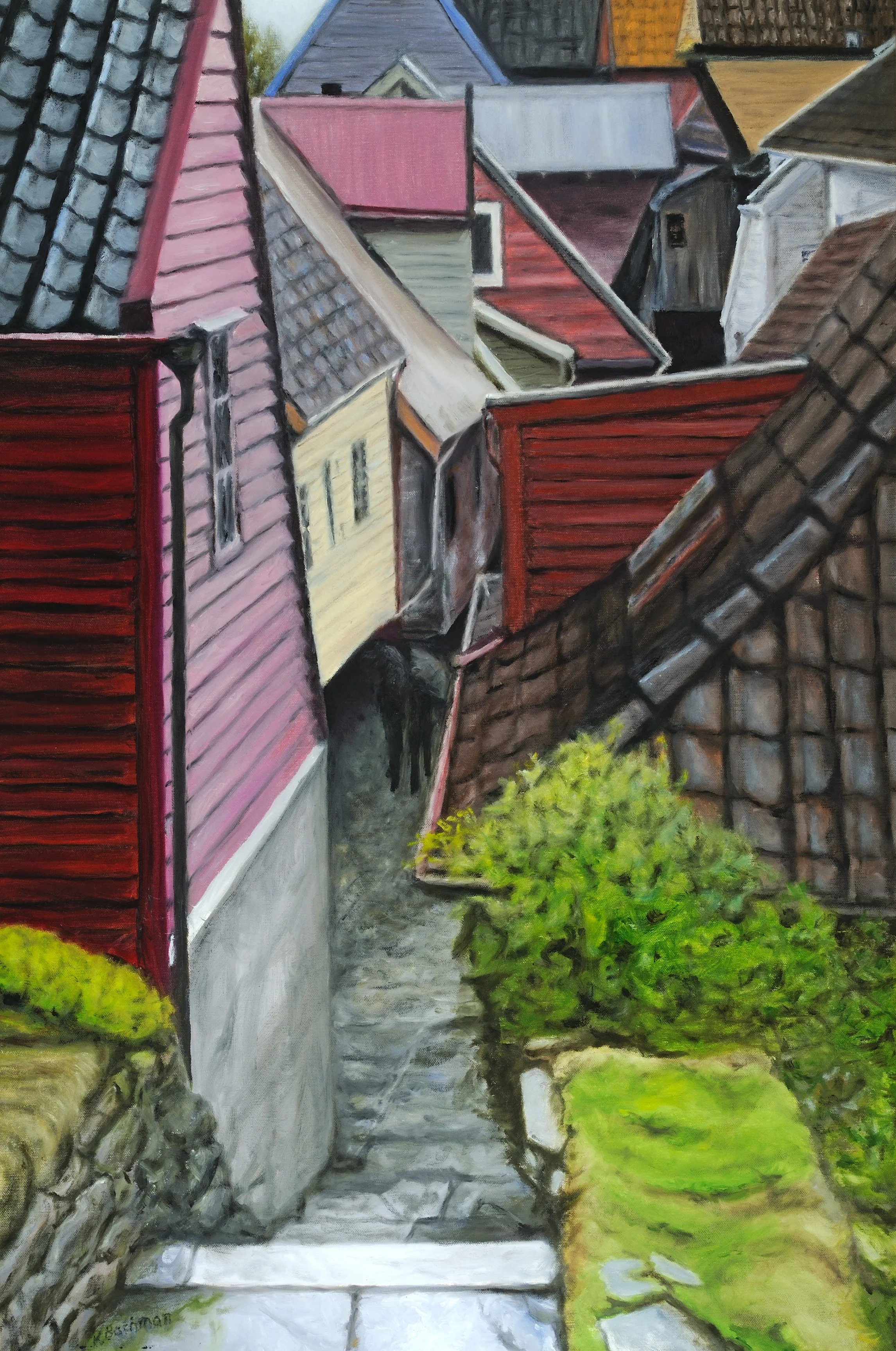 Into the Village