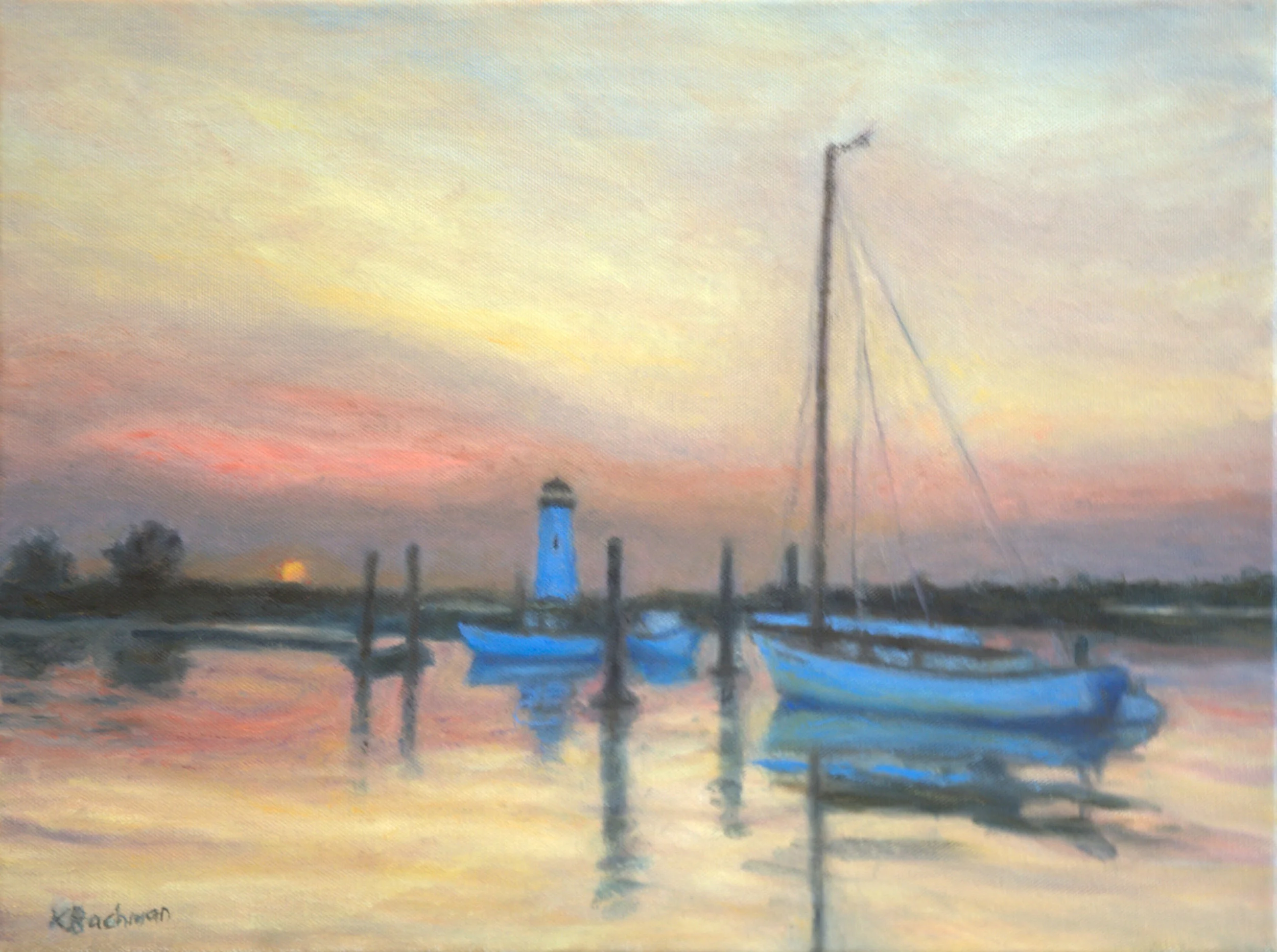 Sunset on the Cove