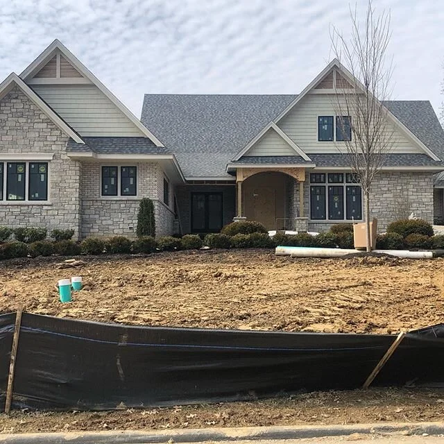 Sick kids at home lead to a quick job site consultation on a Sunday #kmdesigns