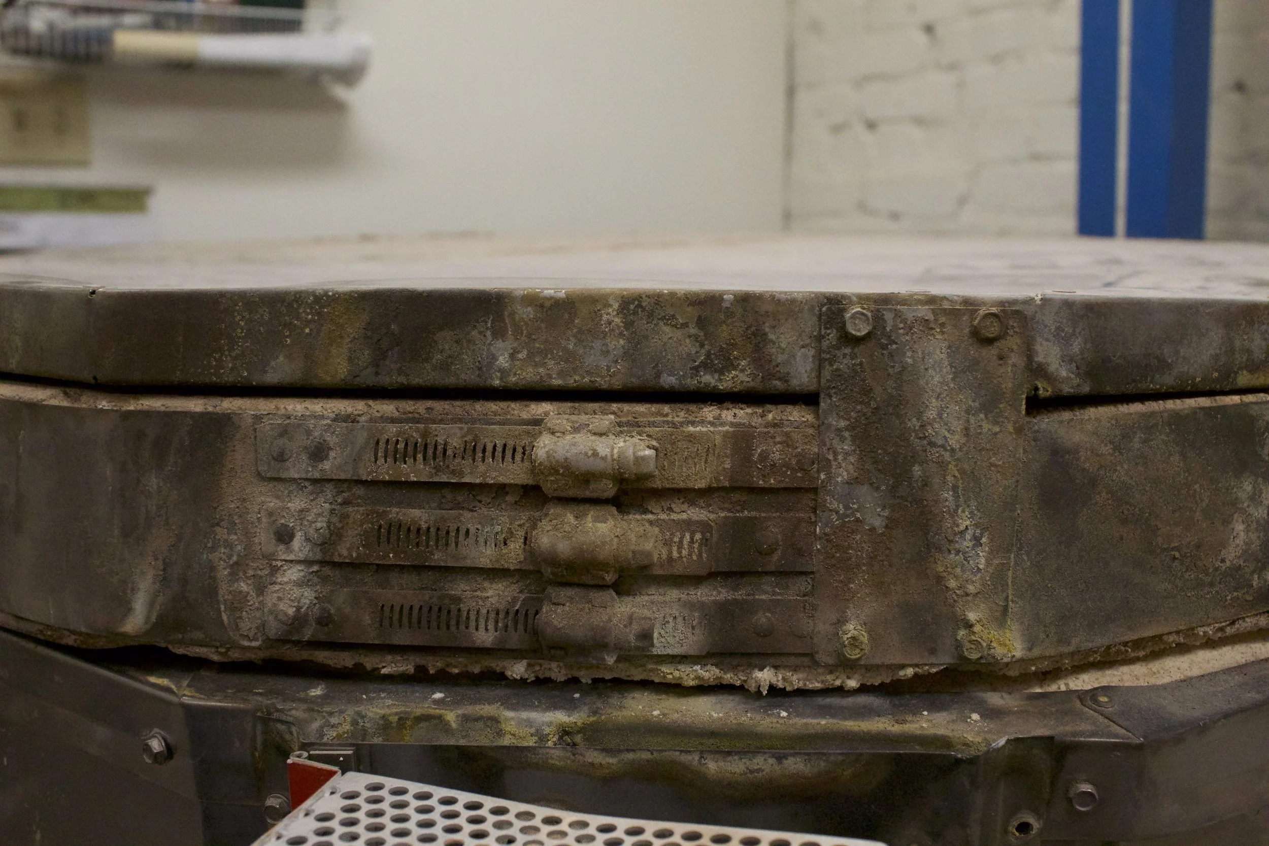 water damage due to the firing of wet work
